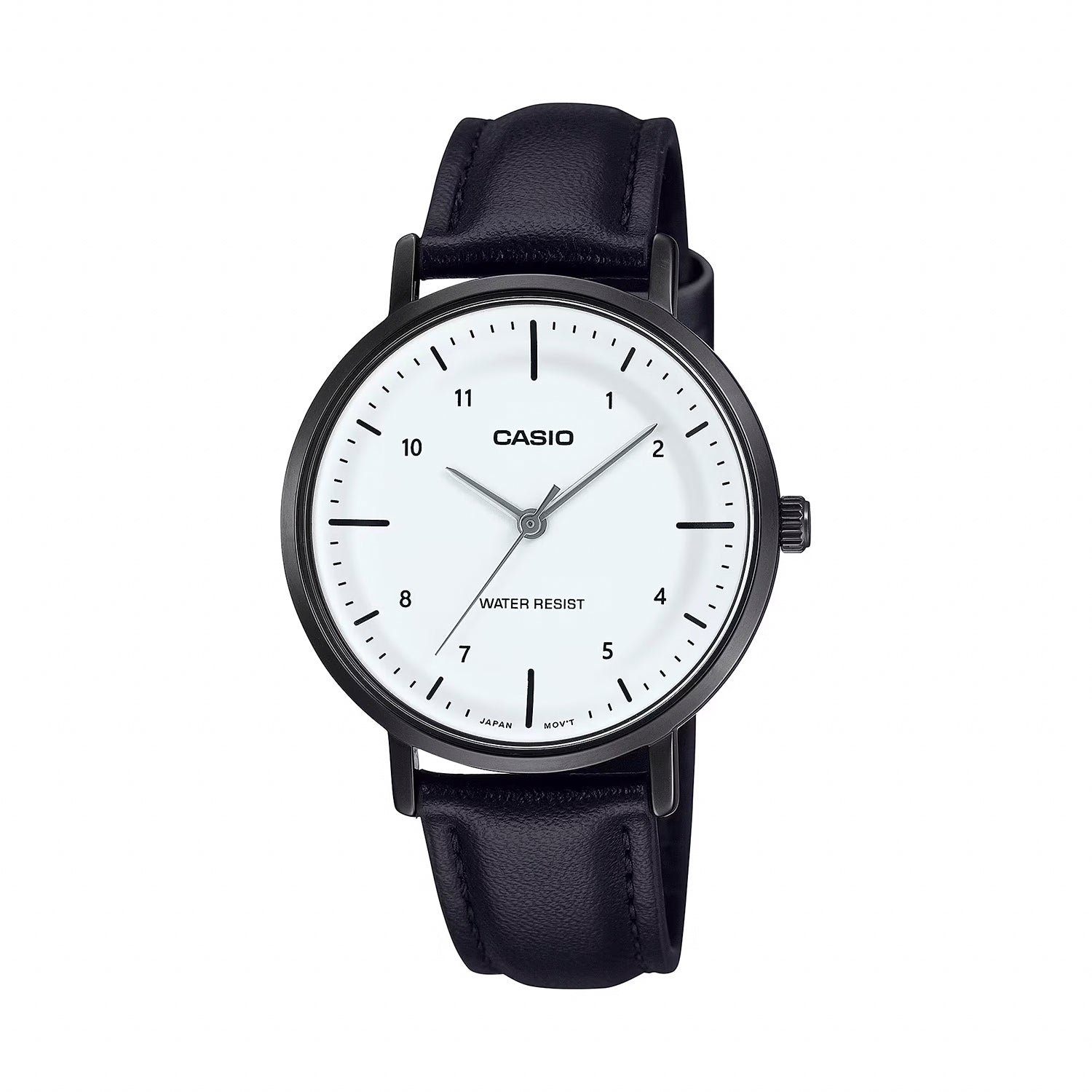 CASIO カシオ LTP-VT03BL-7B ブラック ホワイト文字盤 アナログ レディース 腕時計