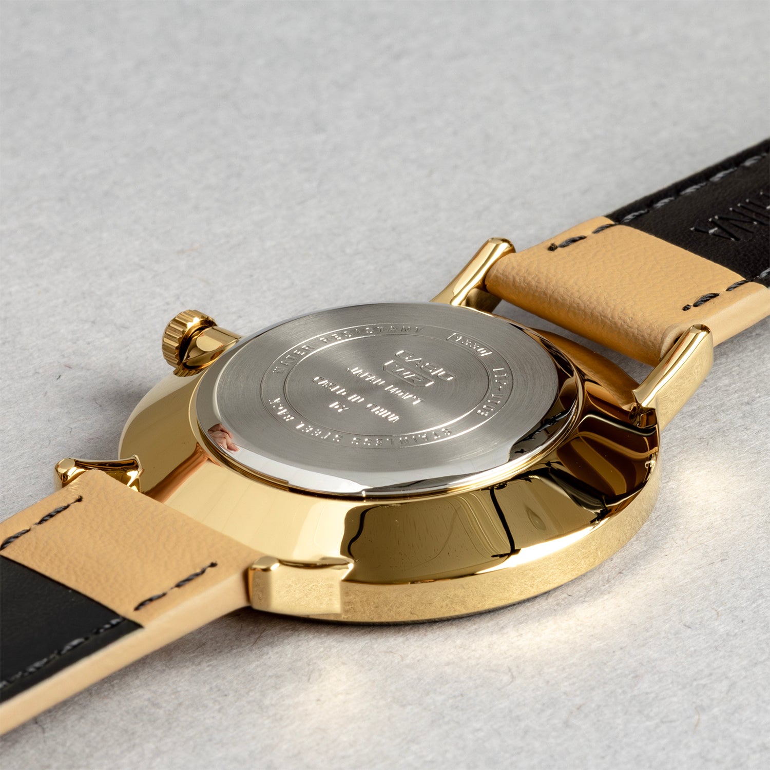 CASIO カシオ LTP-VT03GL-4B ベージュ ベージュ文字盤 アナログ レディース 腕時計 ケースバック