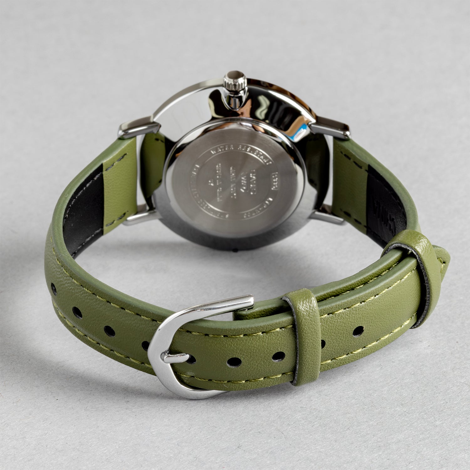 CASIO カシオ LTP-VT03L-3B グリーン ベージュ文字盤 アナログ レディース 腕時計 ベルト