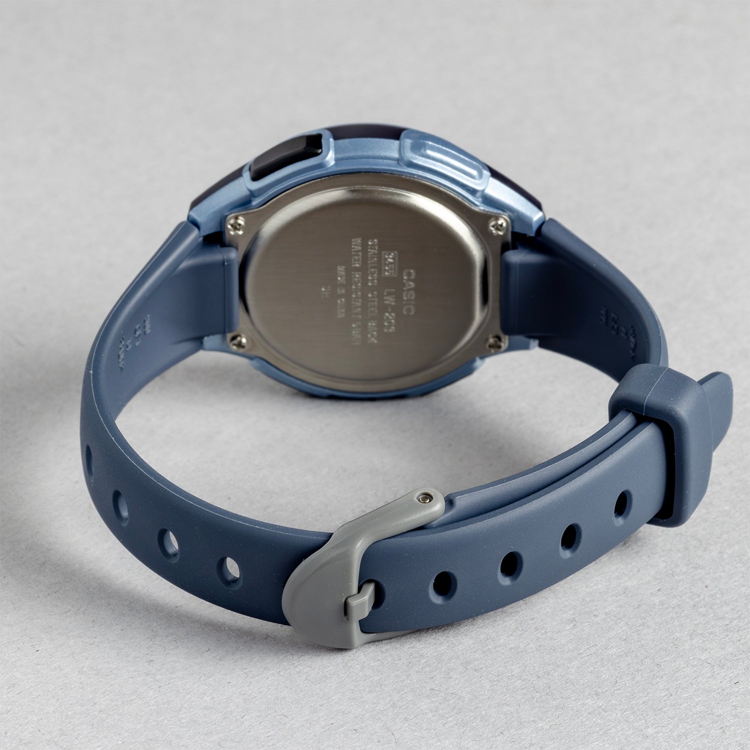 CASIO カシオ LW-203-2A ブルー ブルー文字盤 デジタル レディース 腕時計 ベルト