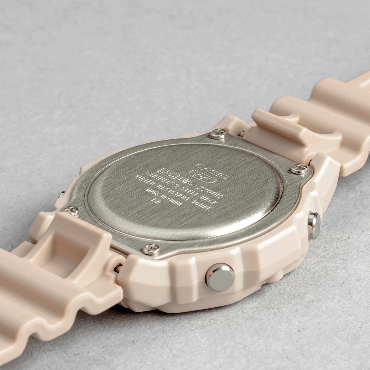 CASIO カシオ LWS-2200H-4A ピンクベージュ ピンクベージュ文字盤 デジタル レディース 腕時計