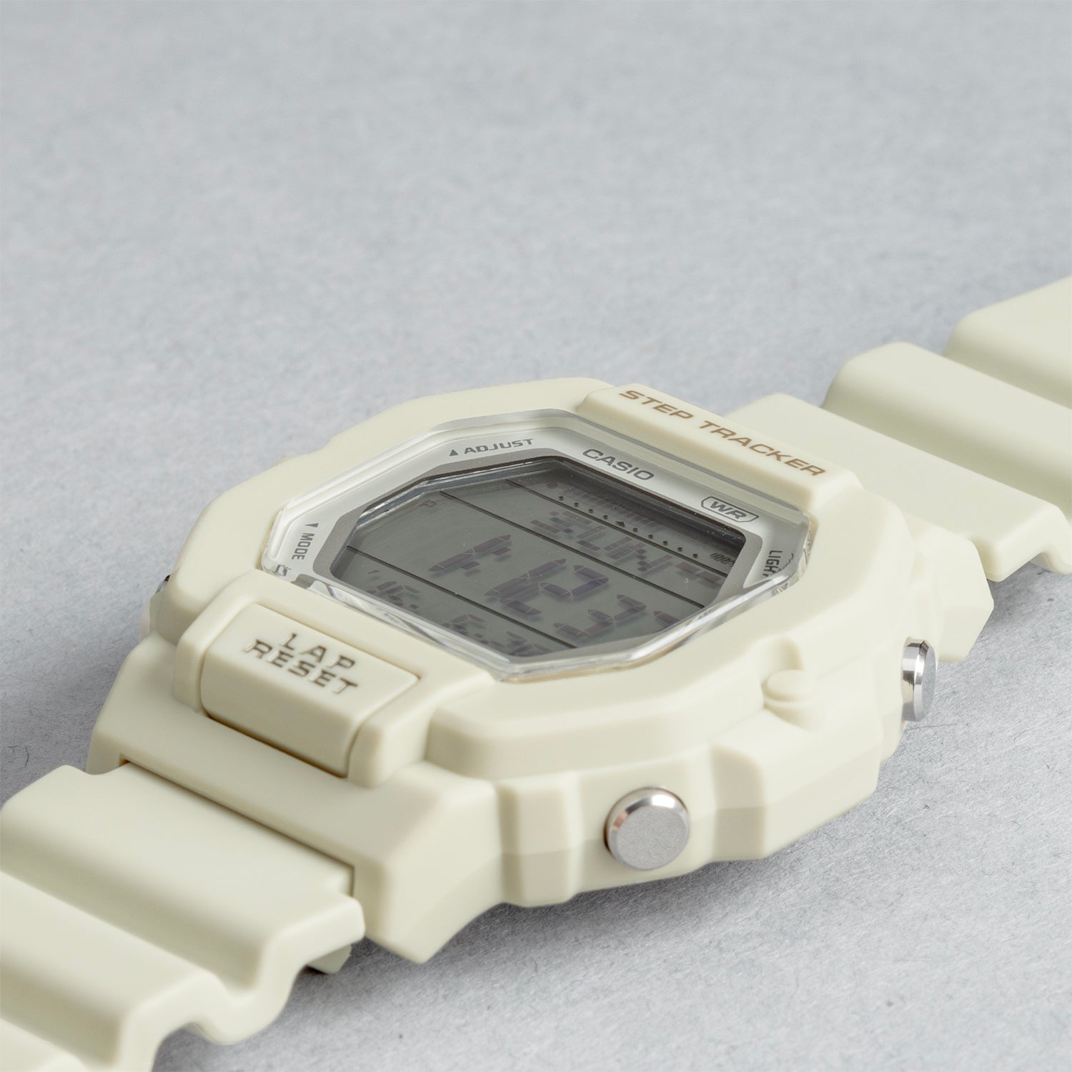 CASIO カシオ LWS-2200H-8A ベージュ グレー文字盤 デジタル レディース 腕時計