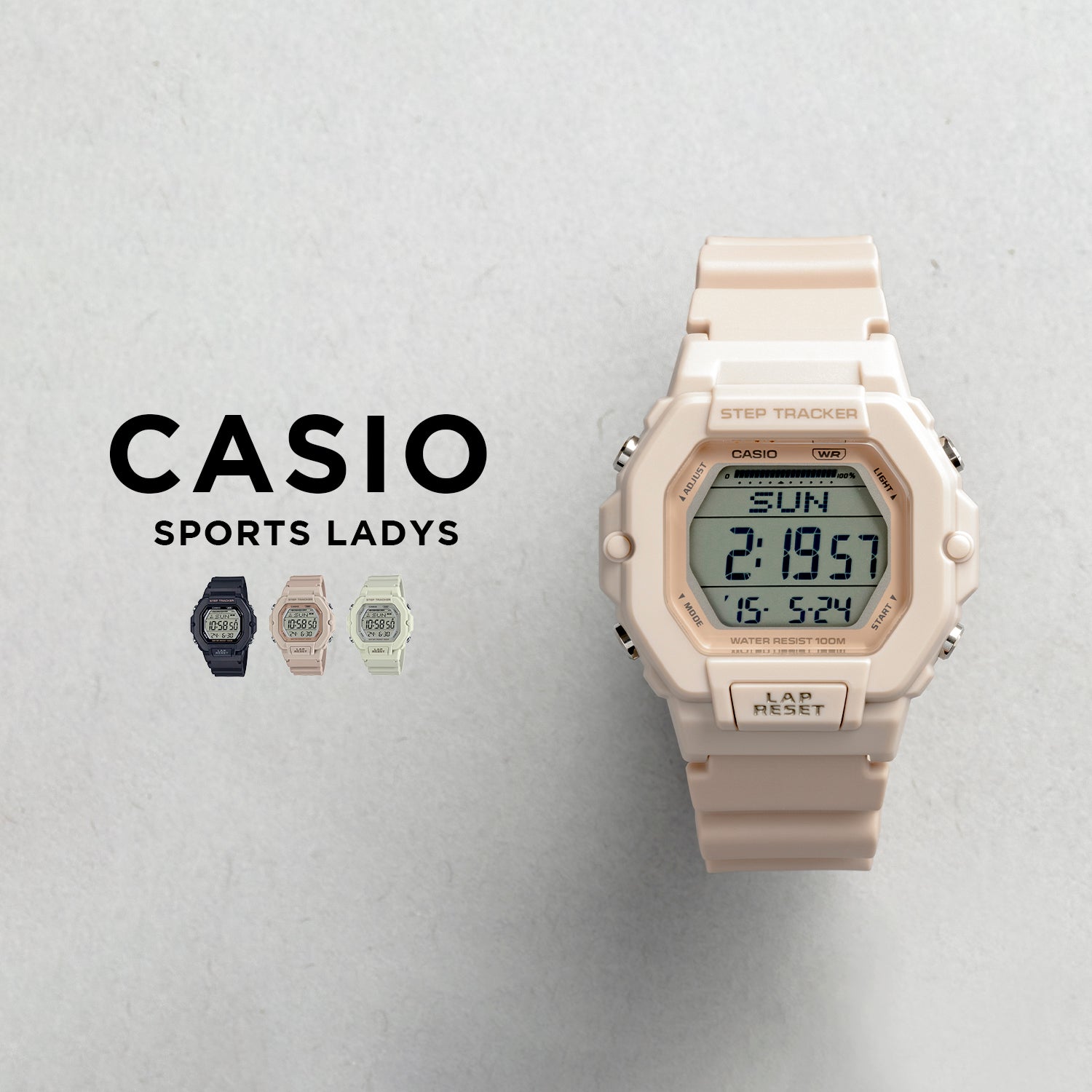 CASIO カシオ LWS-2200H デジタル レディース 腕時計