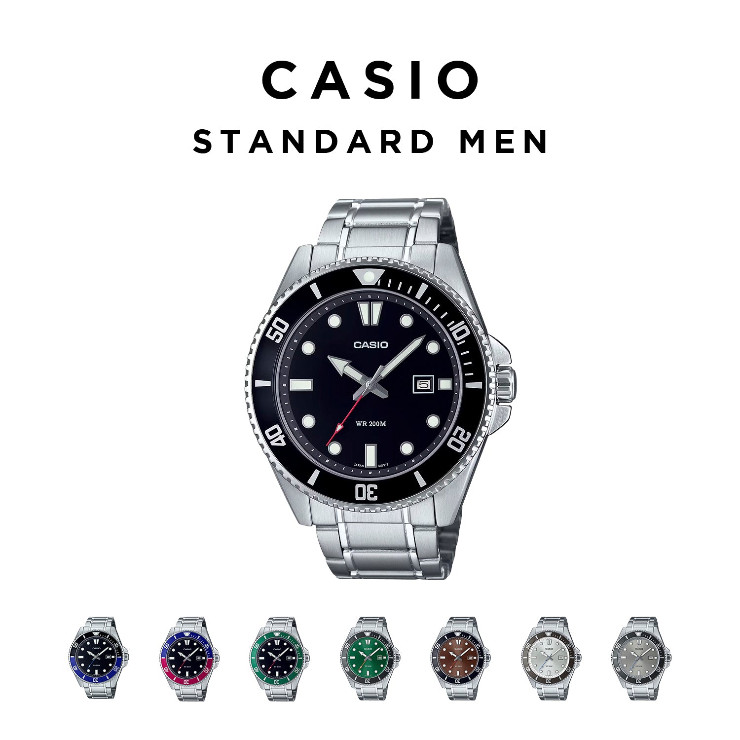 Casio Standard Men MDV-107D. 腕時計 mdv-107d_1