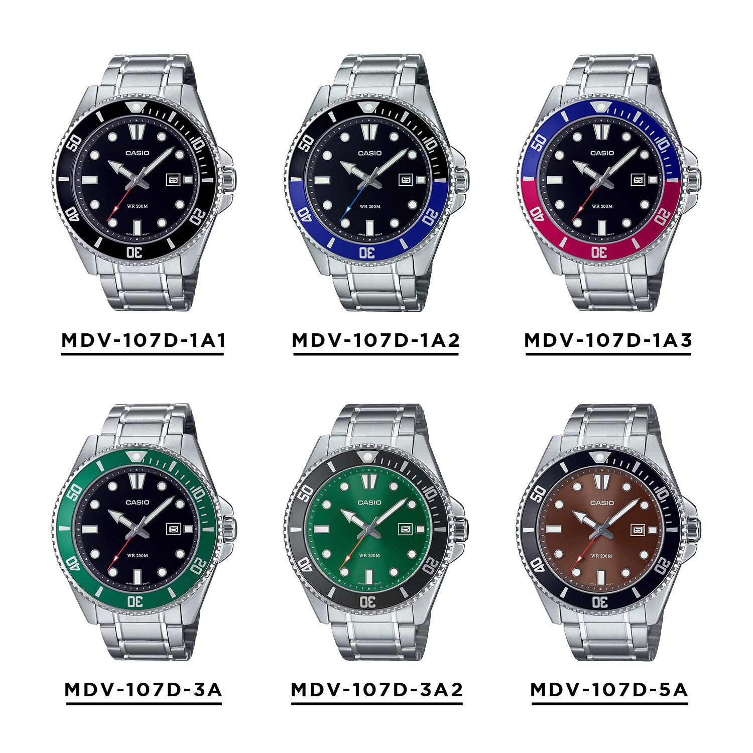 Casio Standard Men MDV-107D. 腕時計 mdv-107d_2