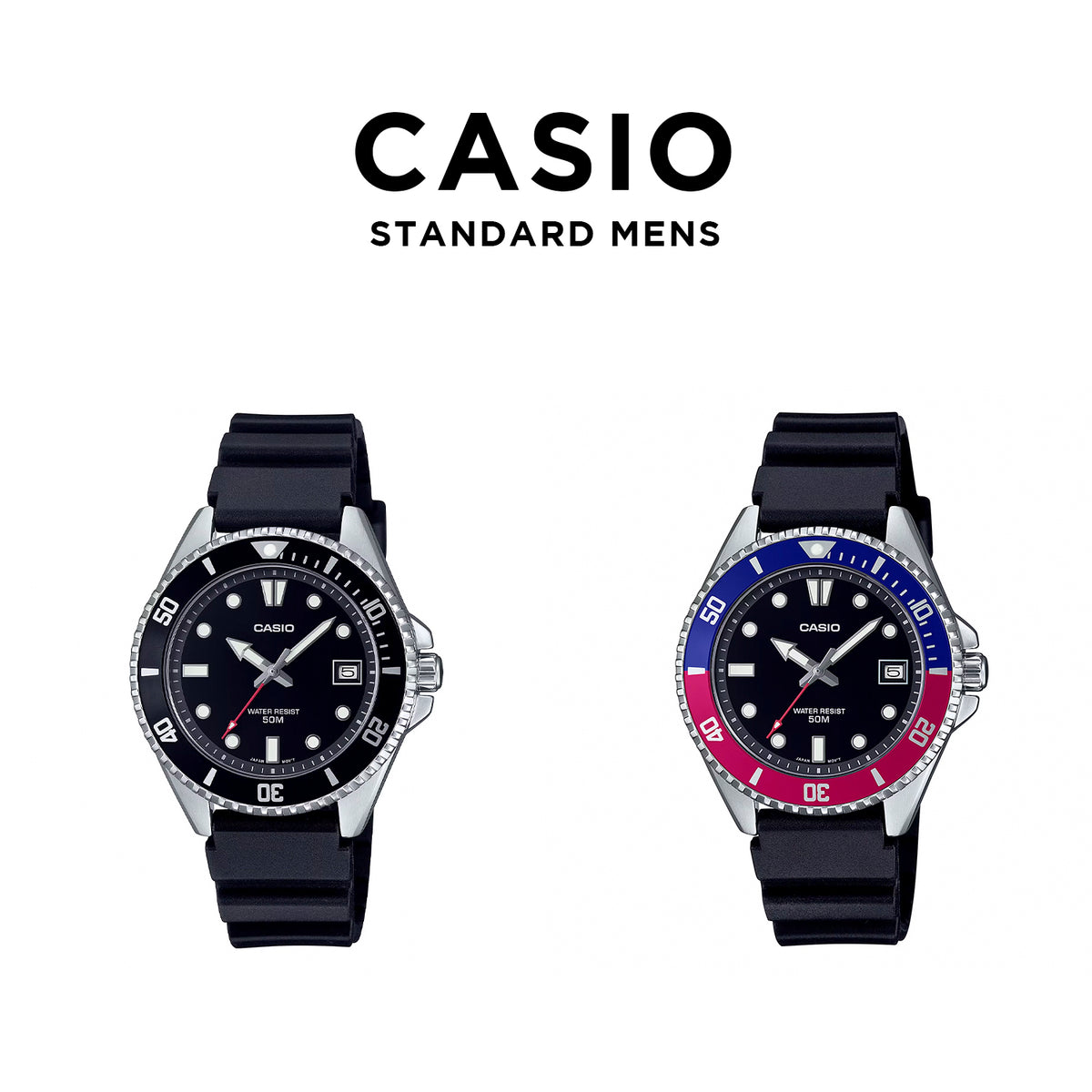 CASIO カシオ MDV-10 メンズ 腕時計 5気圧防水 10年保証