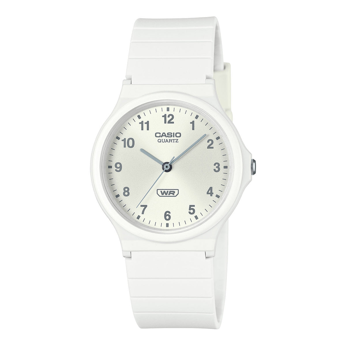 CASIO カシオ MQ-24B-7B ホワイト シルバー文字盤 アナログ メンズ 腕時計