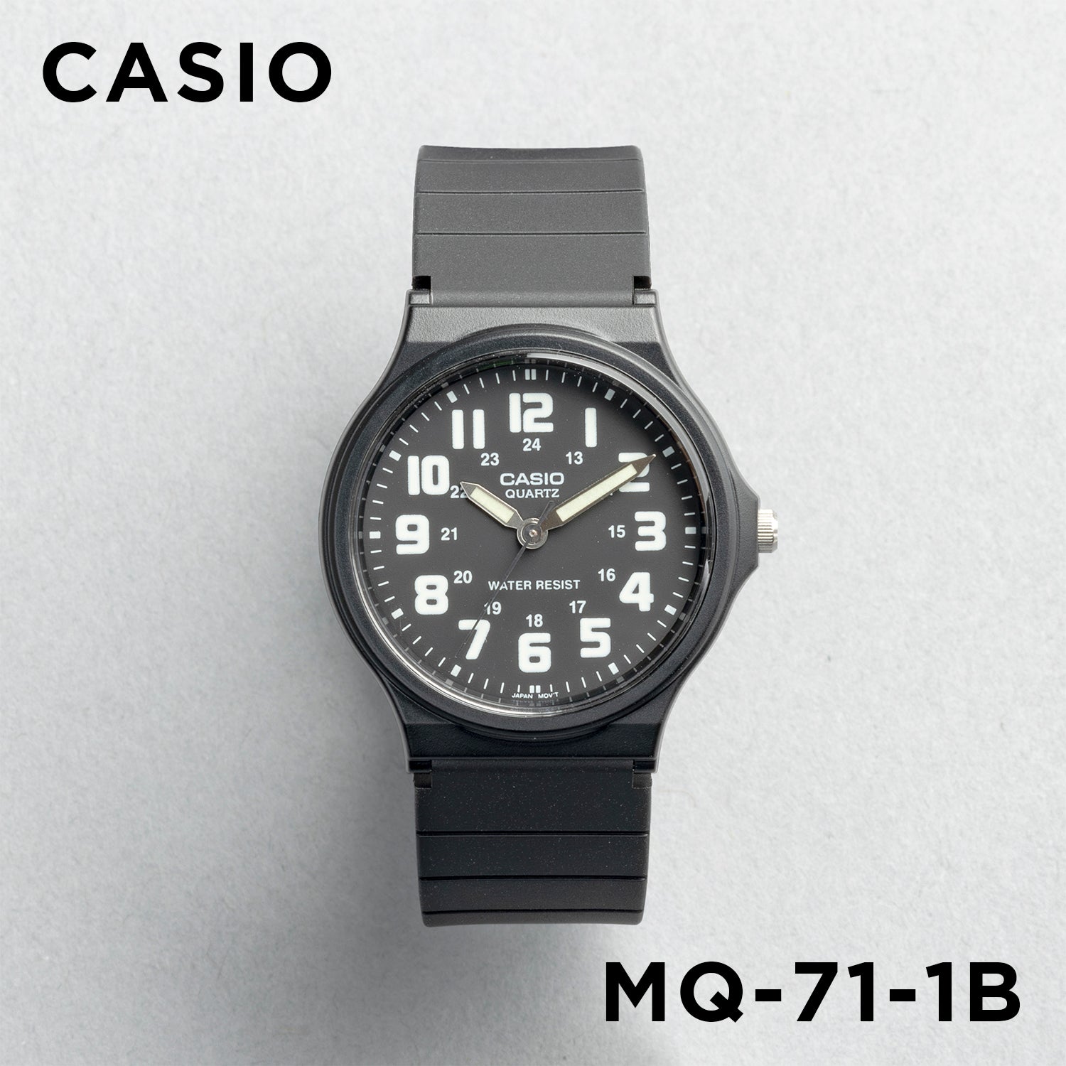 CASIO カシオ MQ-71-1B ブラック ブラック文字盤 アナログ メンズ 腕時計
