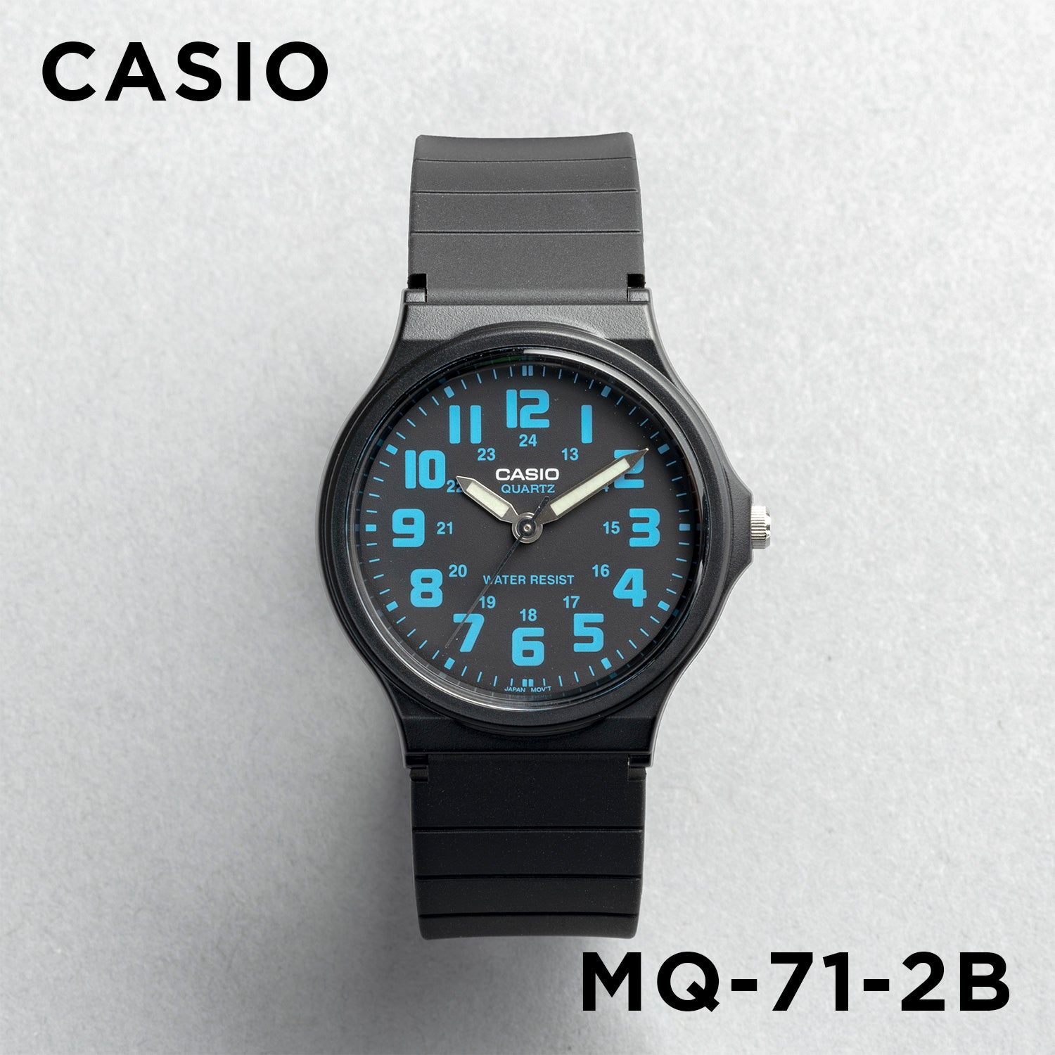 CASIO カシオ MQ-71-2B ブラック ネイビー文字盤 アナログ メンズ 腕時計