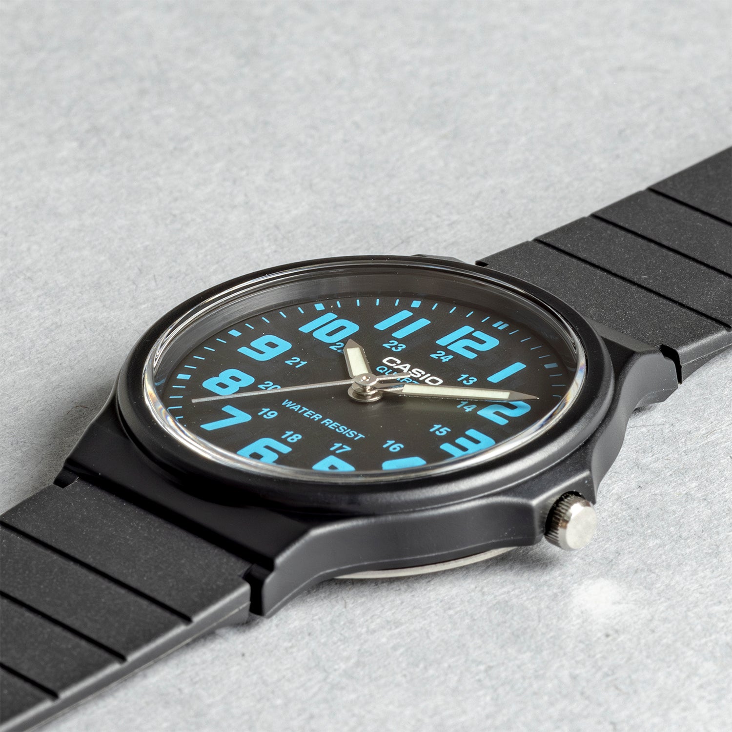 CASIO カシオ MQ-71-2B ブラック ネイビー文字盤 アナログ メンズ 腕時計