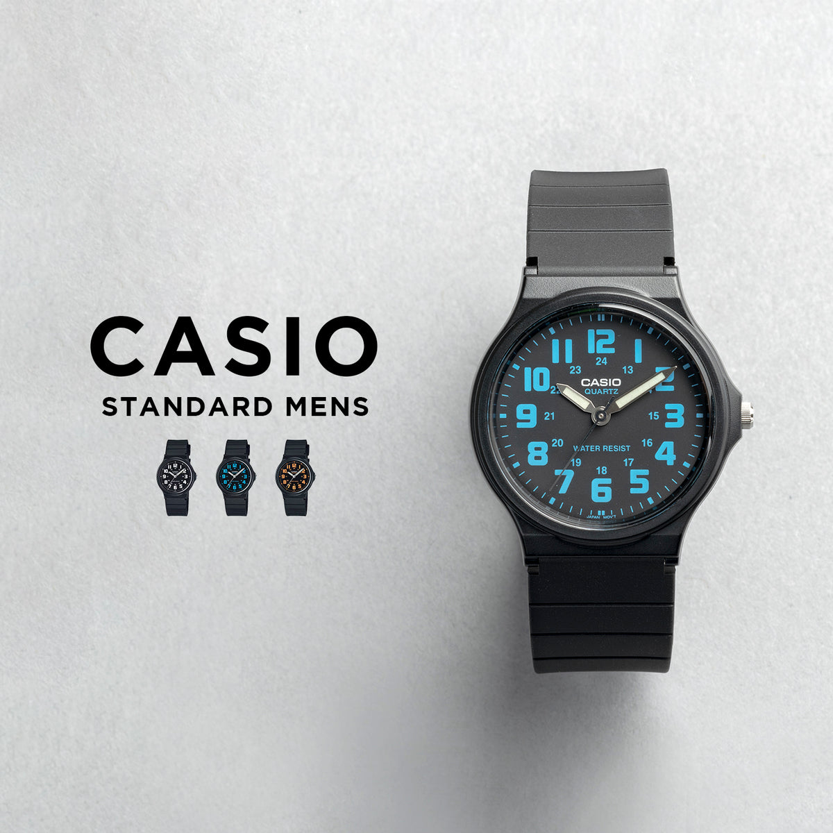 CASIO カシオ MQ-71 メンズ 腕時計 日常生活用防水 10年保証