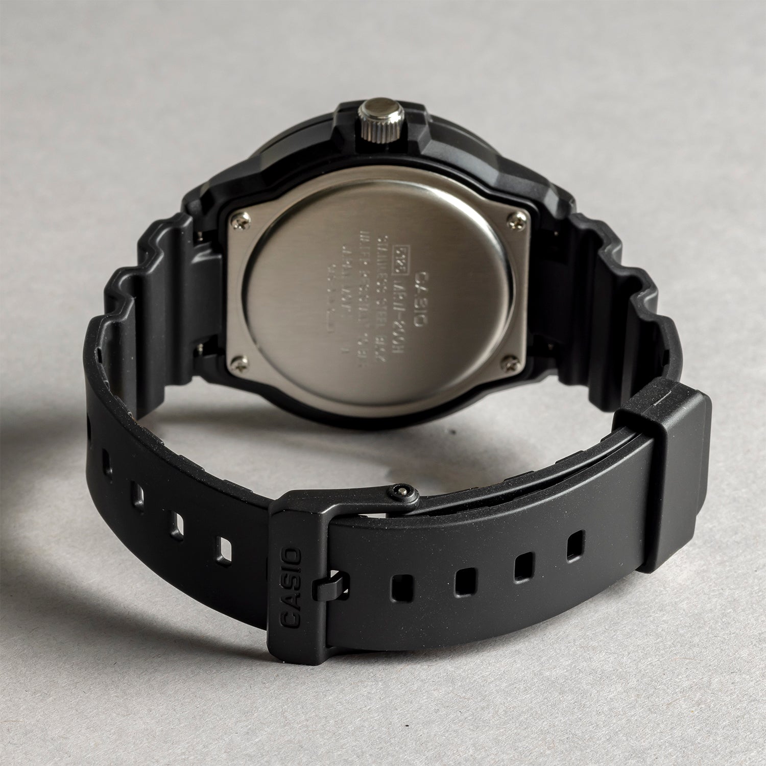 CASIO カシオ MRW-200H-4B ブラック オレンジ文字盤 アナログ メンズ 腕時計 ベルト