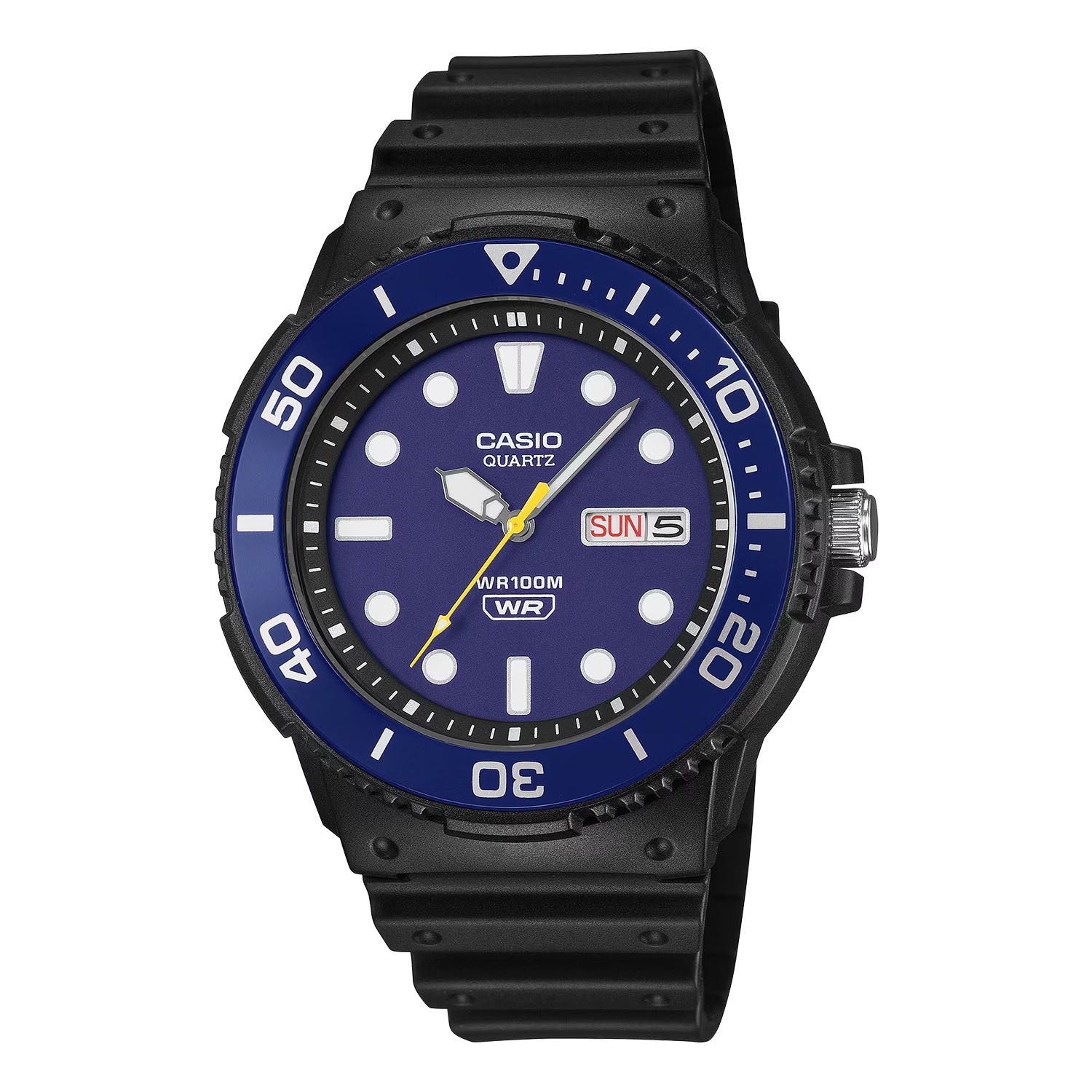 CASIO カシオ MRW-230H-2E ブラック ネイビー文字盤 アナログ メンズ 腕時計