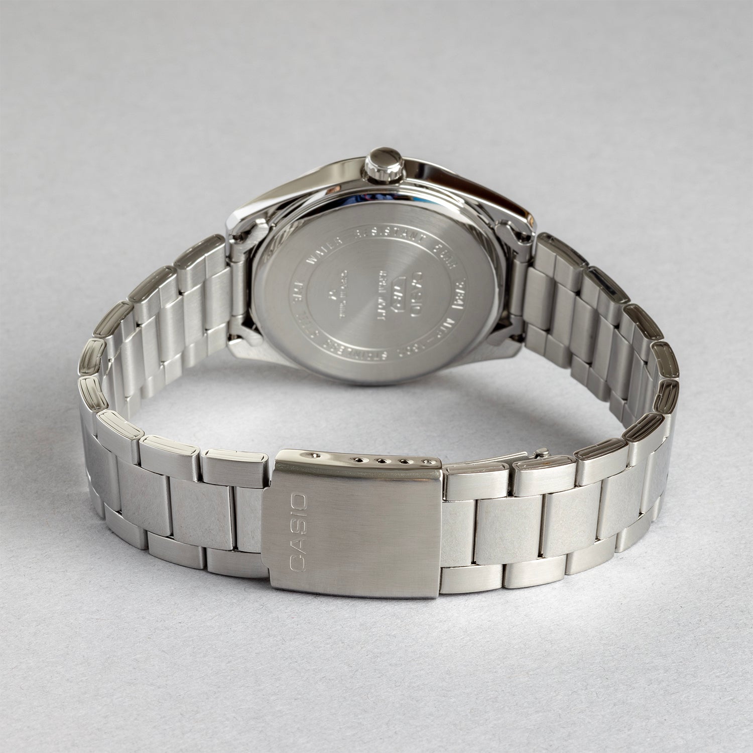 CASIO カシオ MTP-1302DA-2A1 シルバー ブルー文字盤 アナログ メンズ 腕時計 ベルト