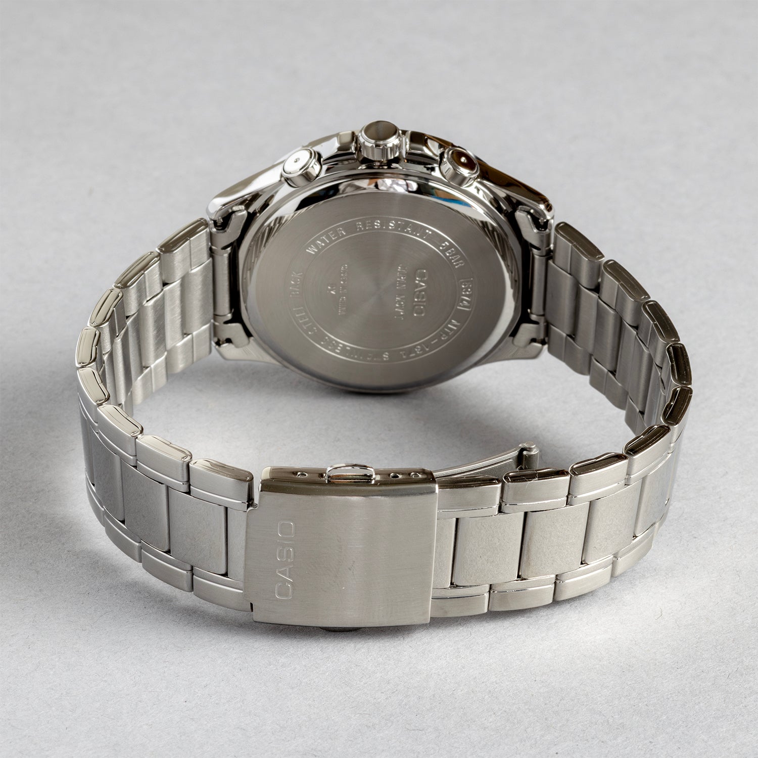 CASIO カシオ MTP-1374D-7A2 シルバー ホワイト文字盤 アナログ メンズ 腕時計 ベルト