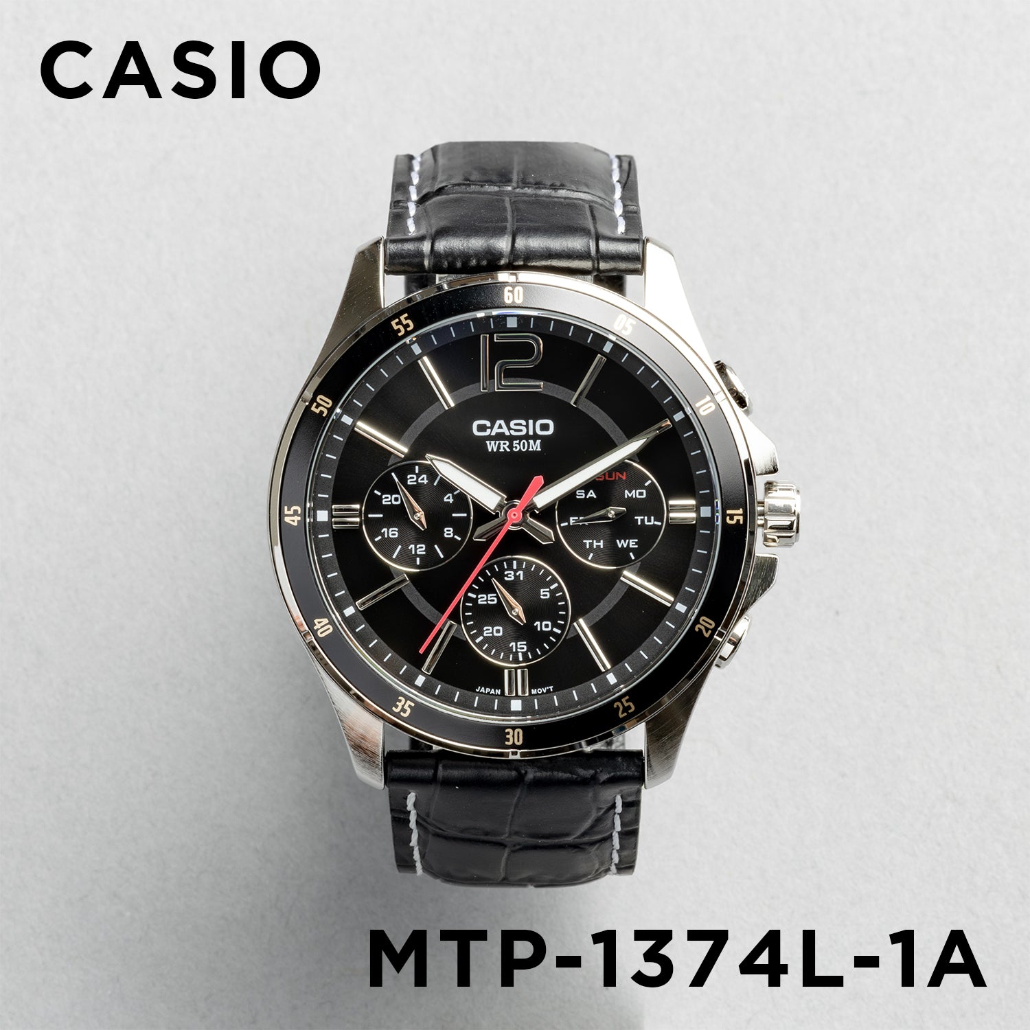 Casio Standard Mens MTP-1374L. 腕時計 mtp-1374l-1a_1