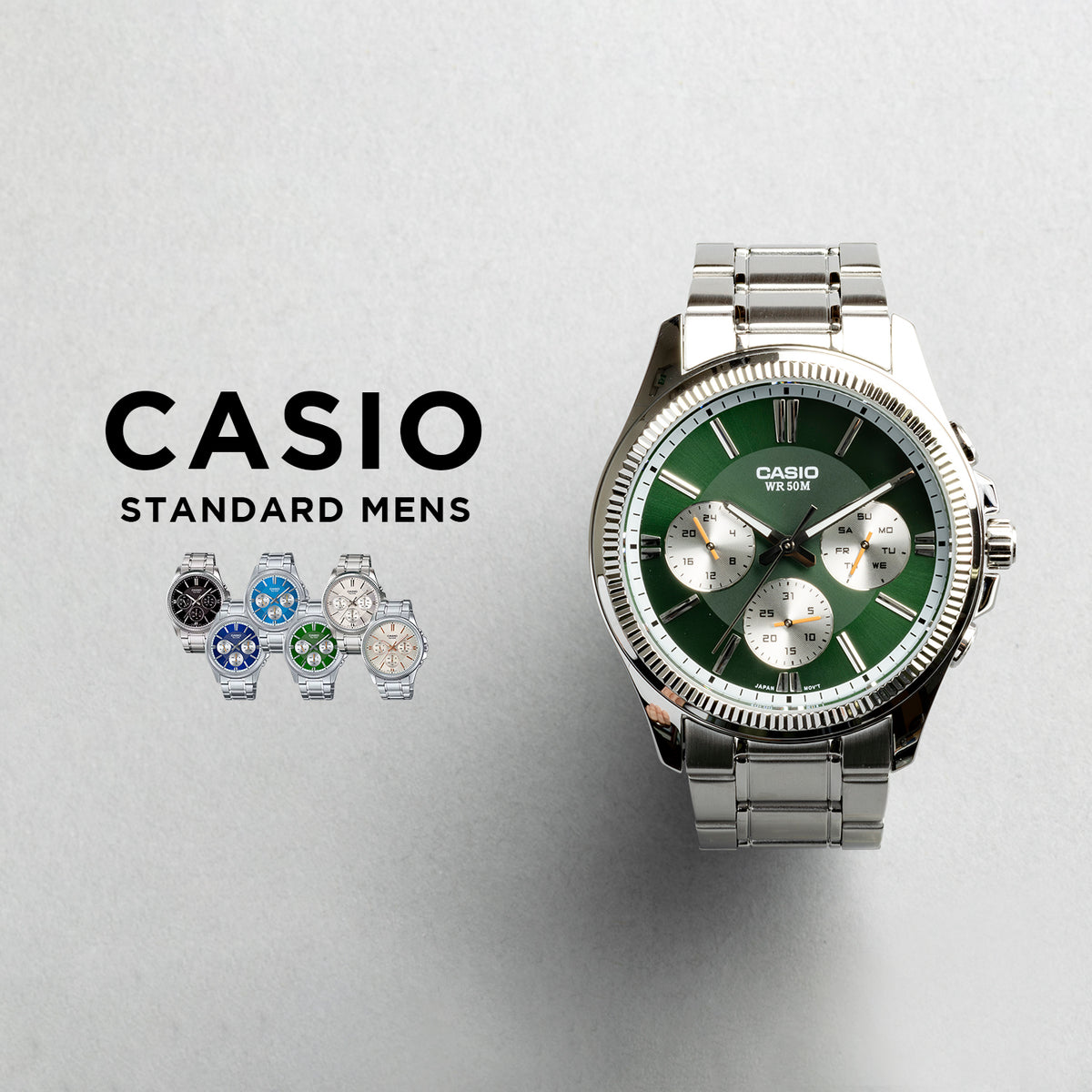 CASIO カシオ MTP-1375D メンズ 腕時計 5気圧防水 10年保証