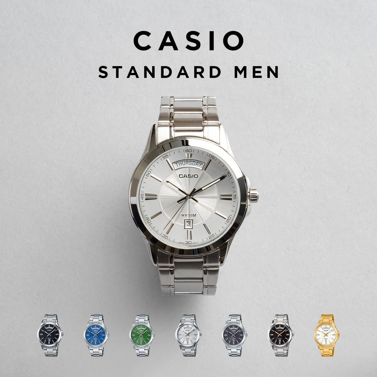 CASIO カシオ MTP-1381D メンズ 腕時計 5気圧防水 10年保証