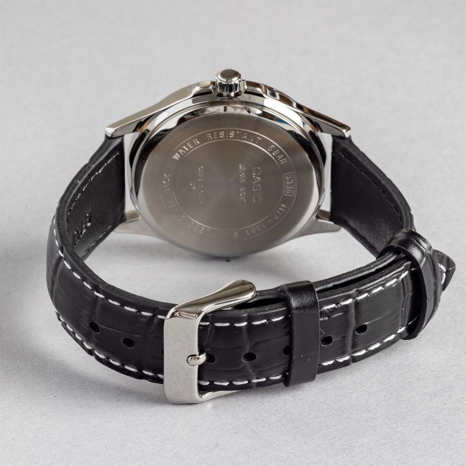 CASIO カシオ MTP-1381L-1A ブラック ブラック文字盤 アナログ メンズ 腕時計 ベルト