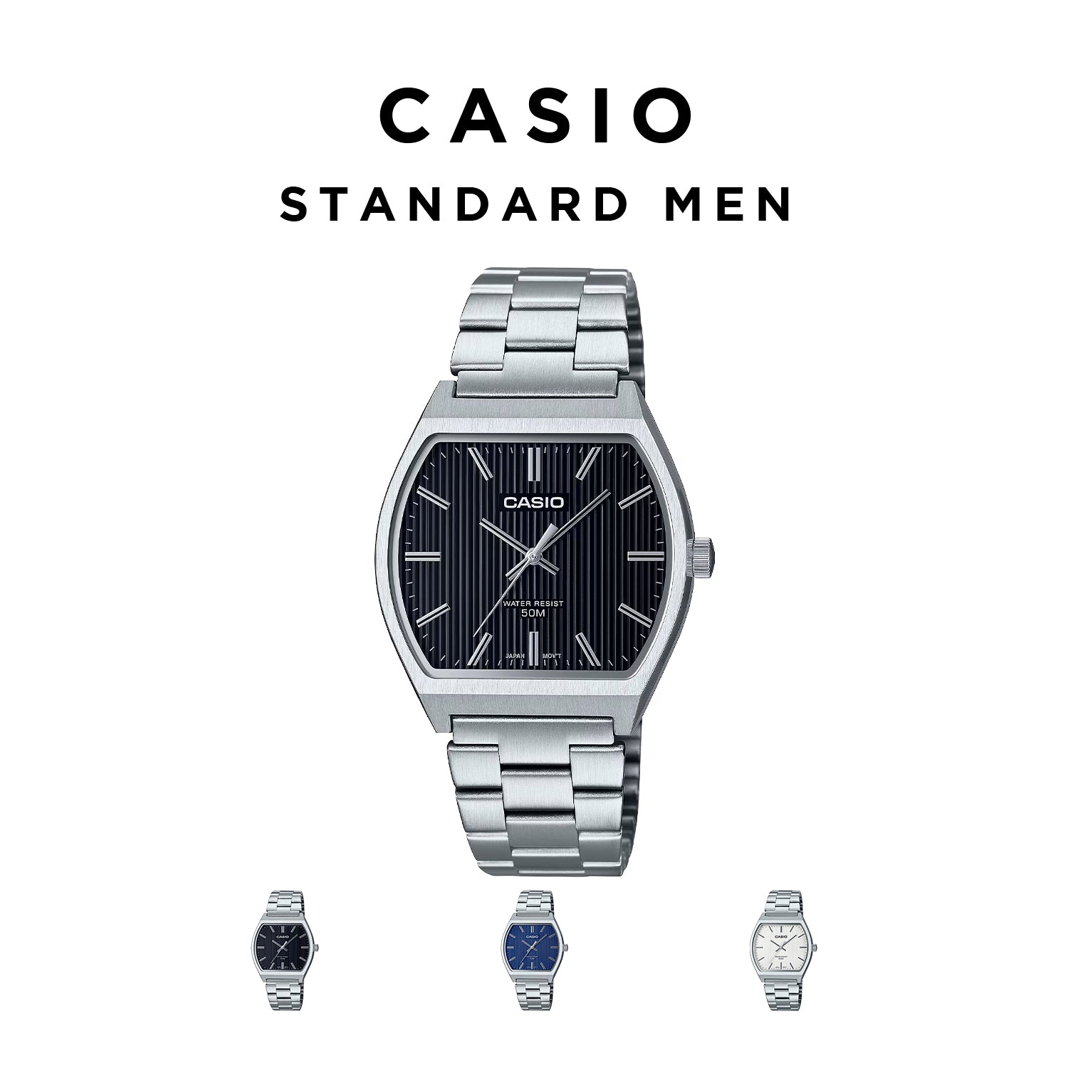 CASIO カシオ MTP-B140D メンズ 腕時計 5気圧防水 10年保証