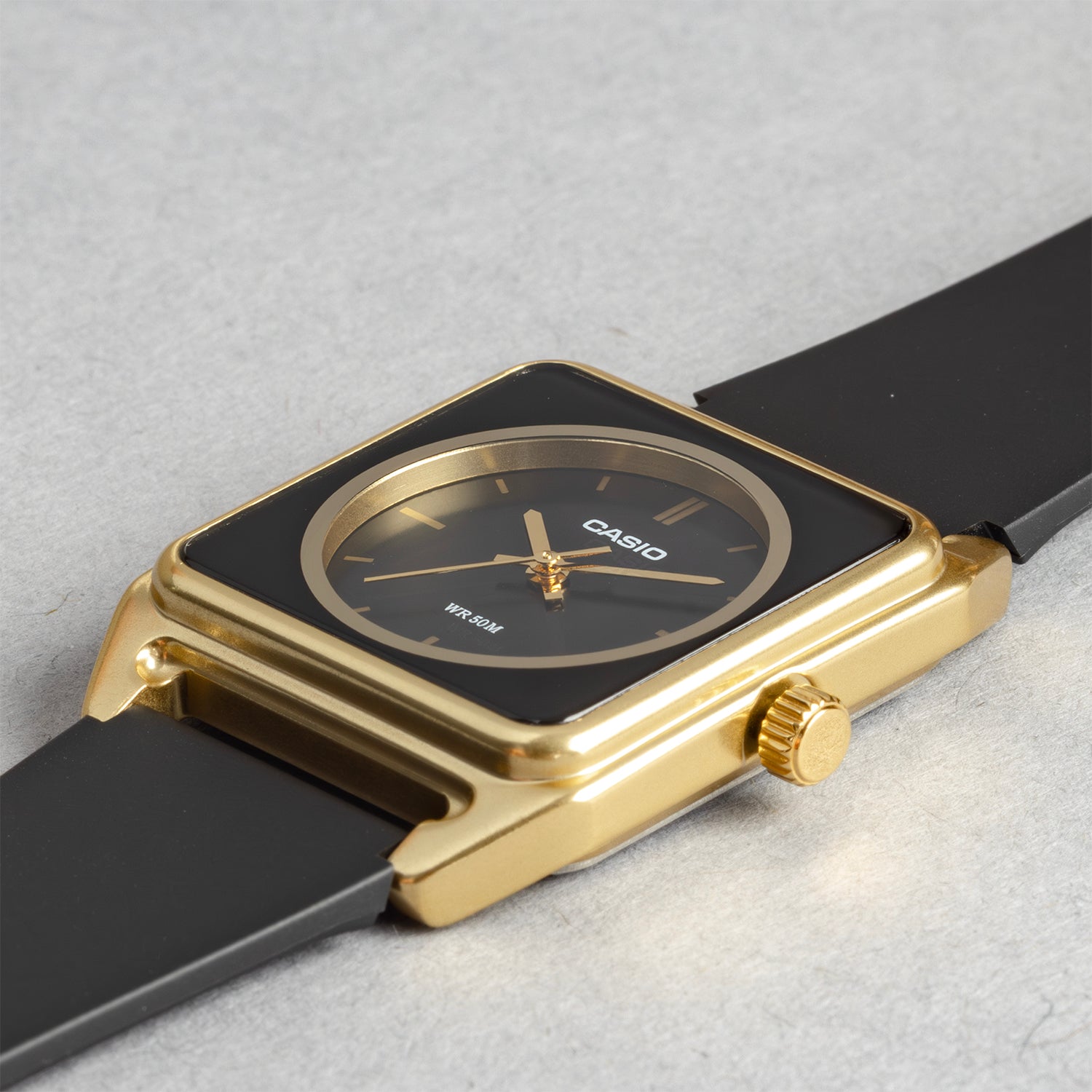 CASIO カシオ MTP-B170-1E ブラック ブラック文字盤 アナログ メンズ 腕時計 斜め