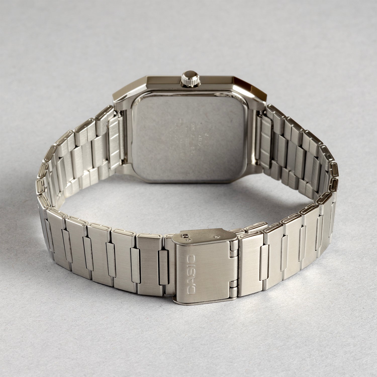 CASIO カシオ MTP-B185D-1A シルバー ブラック文字盤 アナログ メンズ 腕時計 ベルト