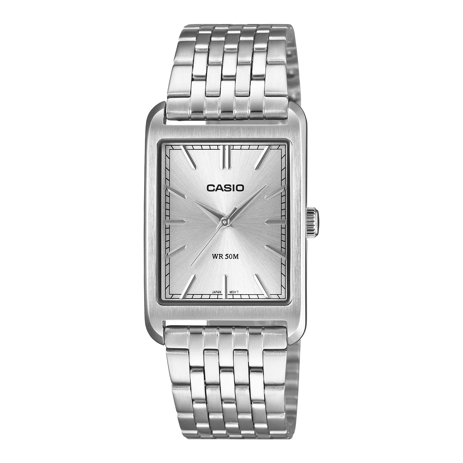 CASIO カシオ MTP-B215D-7A シルバー シルバー文字盤 アナログ メンズ 腕時計