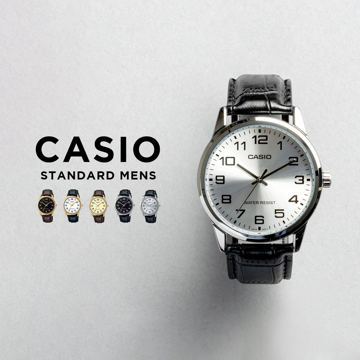 CASIO カシオ MTP-V001L メンズ 腕時計 日常生活用防水 10年保証