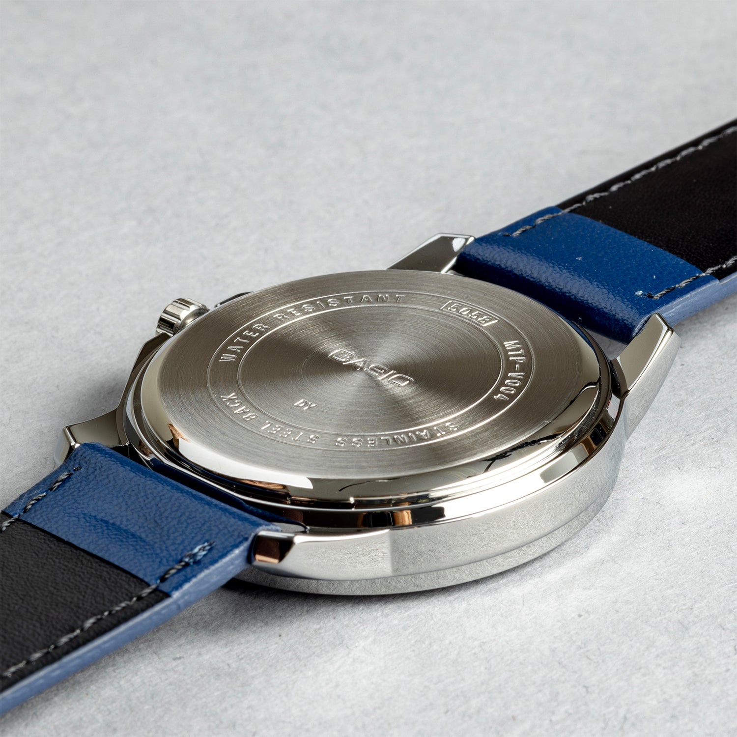 CASIO カシオ MTP-V004L-2B ネイビー ネイビー文字盤 アナログ メンズ 腕時計