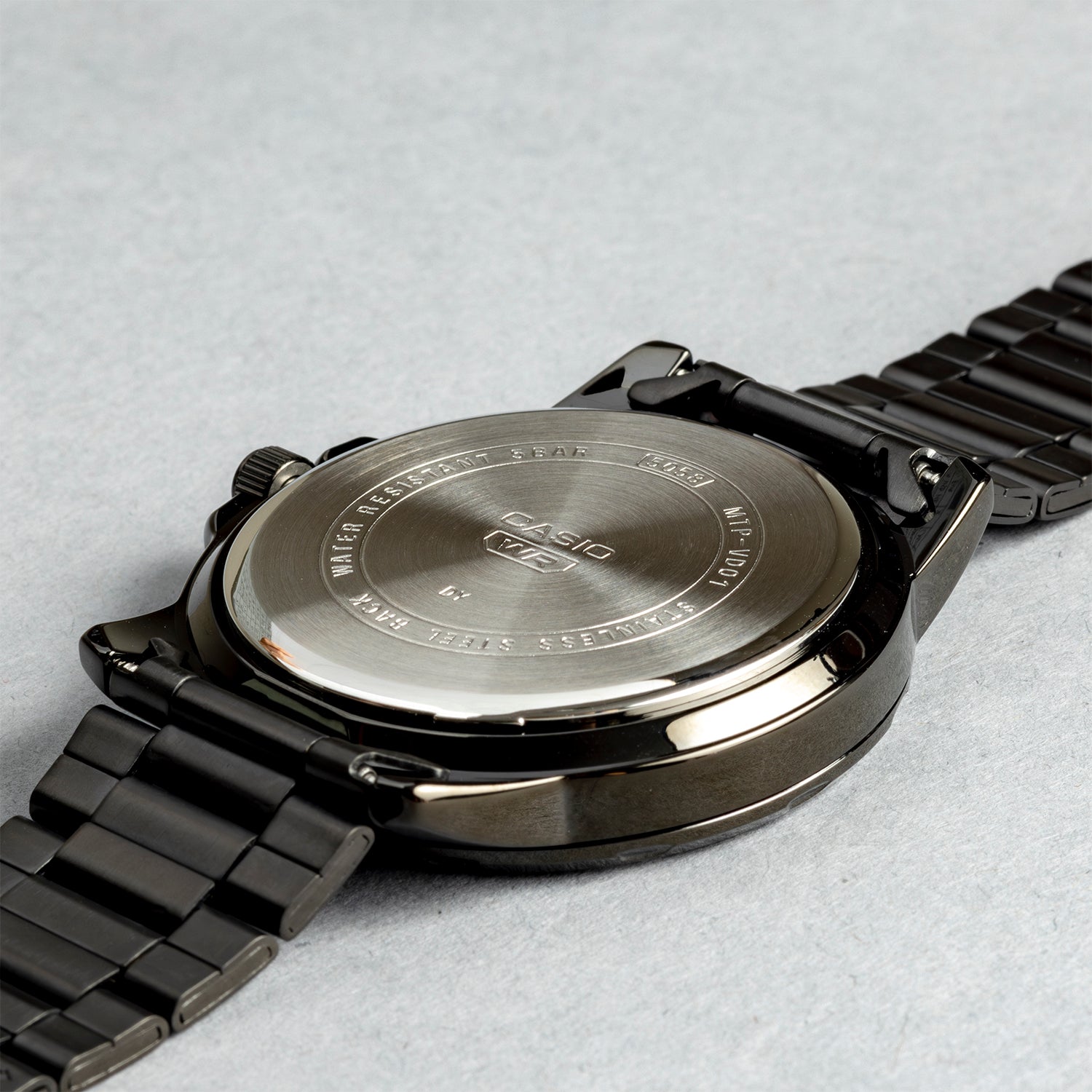 CASIO カシオ MTP-VD01B-1B ブラック ブラック文字盤 アナログ メンズ 腕時計