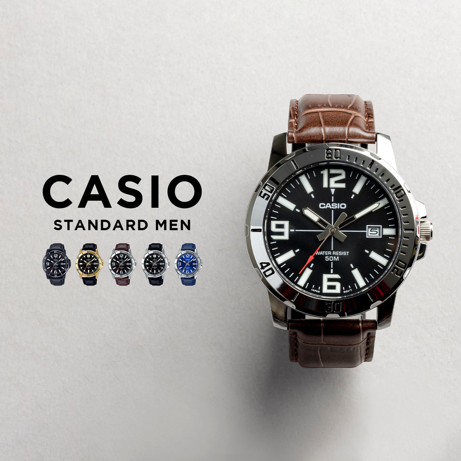 CASIO カシオ MTP-VD01L アナログ メンズ 腕時計