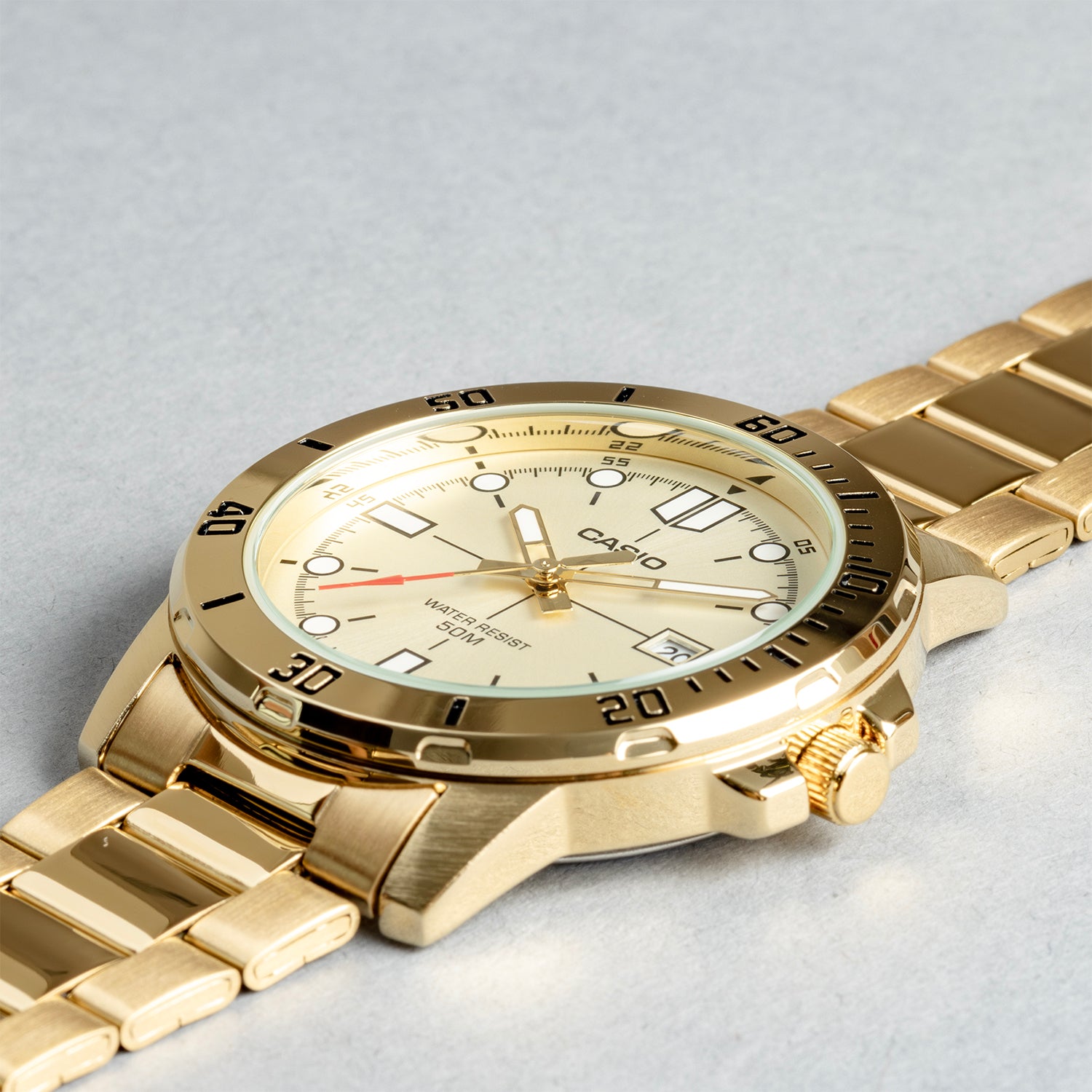 CASIO カシオ MTP-VD01G-9E ゴールド ホワイト文字盤 アナログ メンズ 腕時計