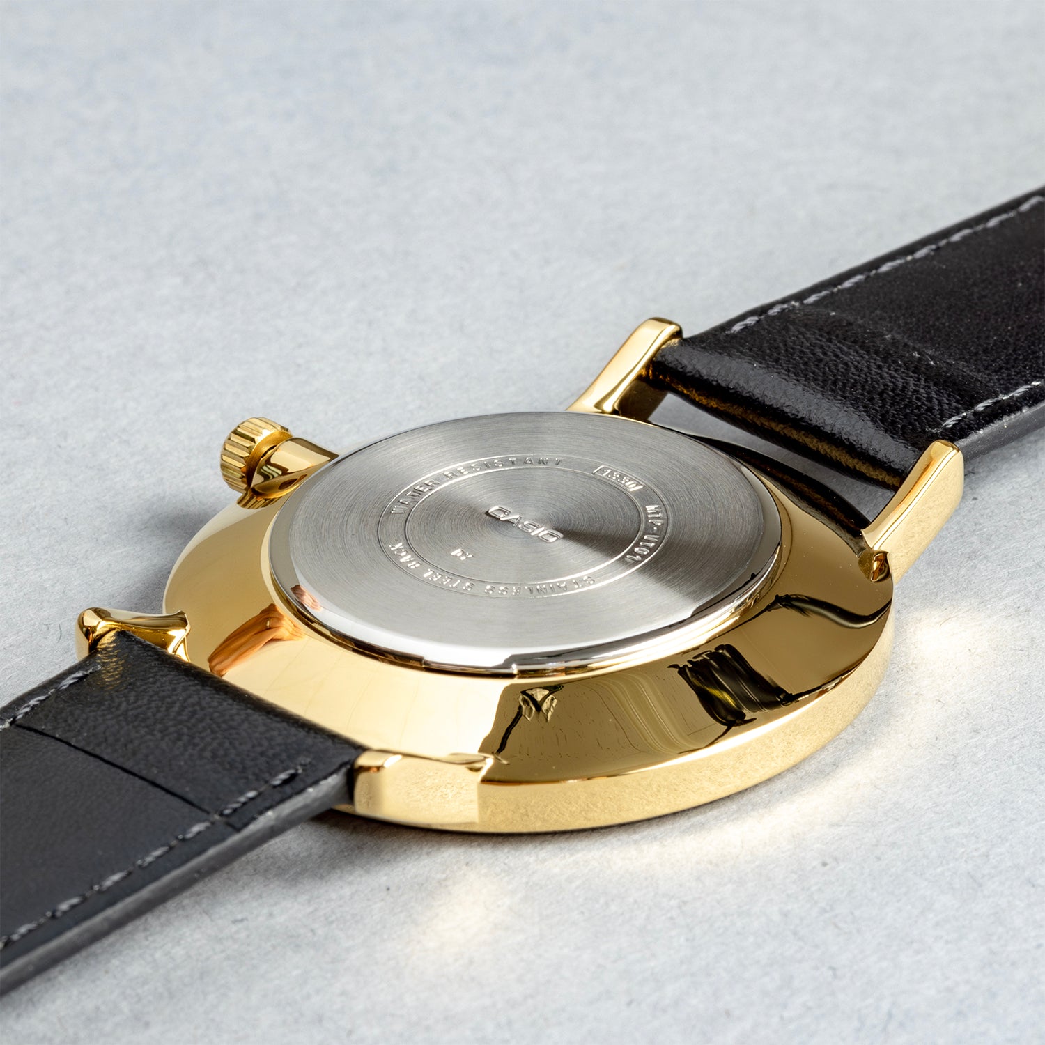 CASIO カシオ MTP-VT01GL-1B2 ブラック ブラック文字盤 アナログ ユニセックス 腕時計