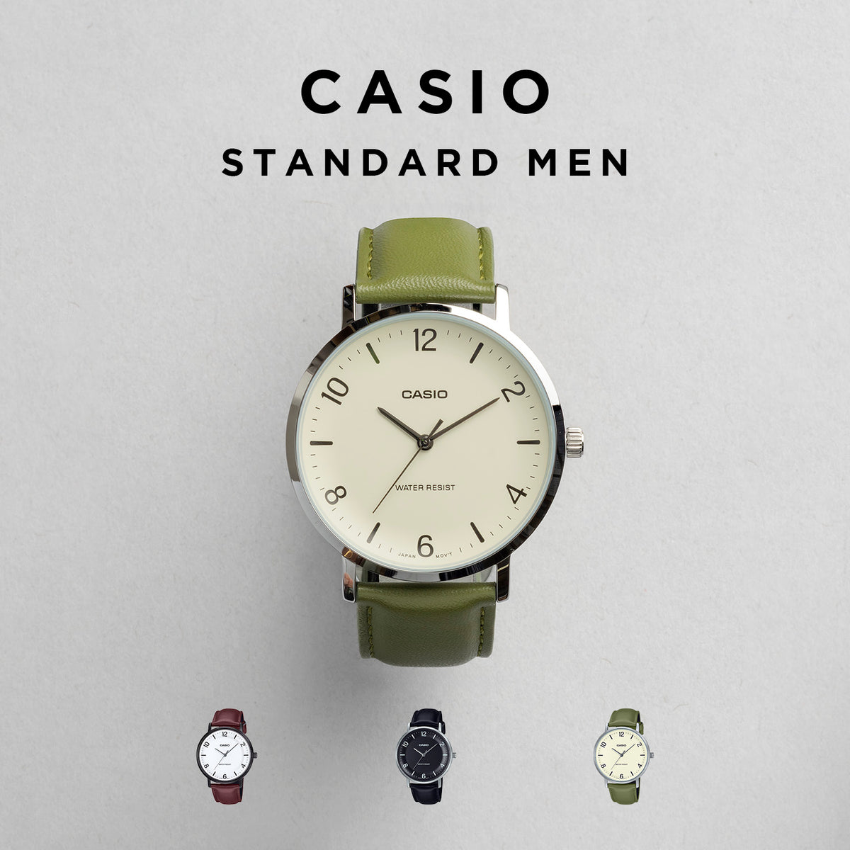 CASIO カシオ MTP-VT03L メンズ 腕時計 日常生活用防水 10年保証