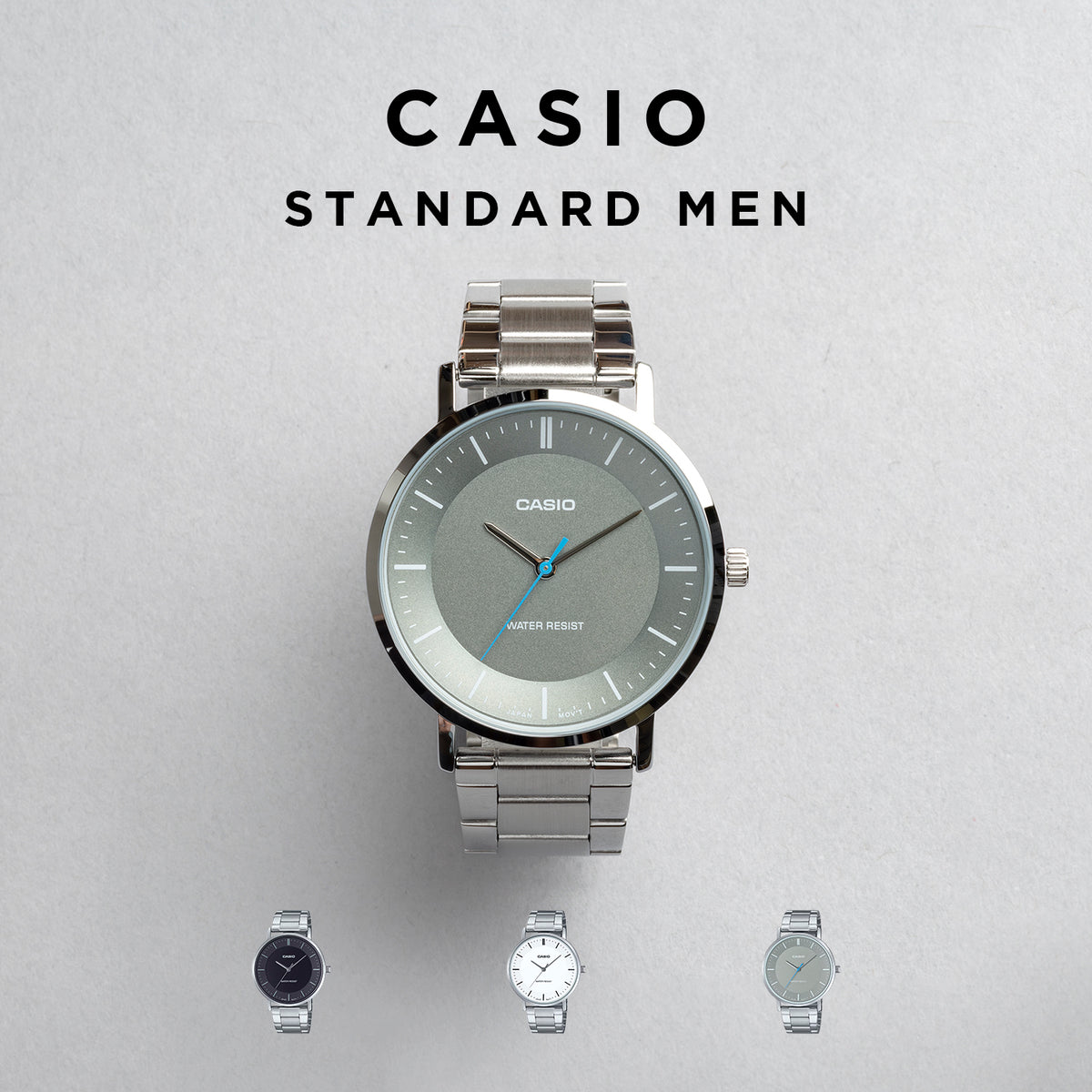 CASIO カシオ MTP-VT04D メンズ 腕時計 日常生活用防水 10年保証