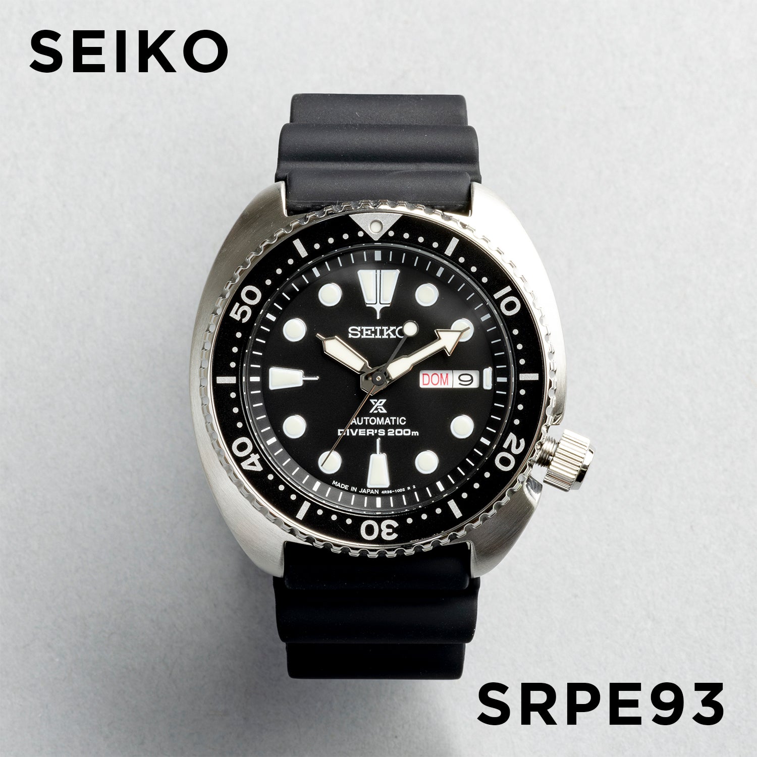 SEIKO セイコー SRPE93 ブラック ブラック文字盤 アナログ メンズ 腕時計
