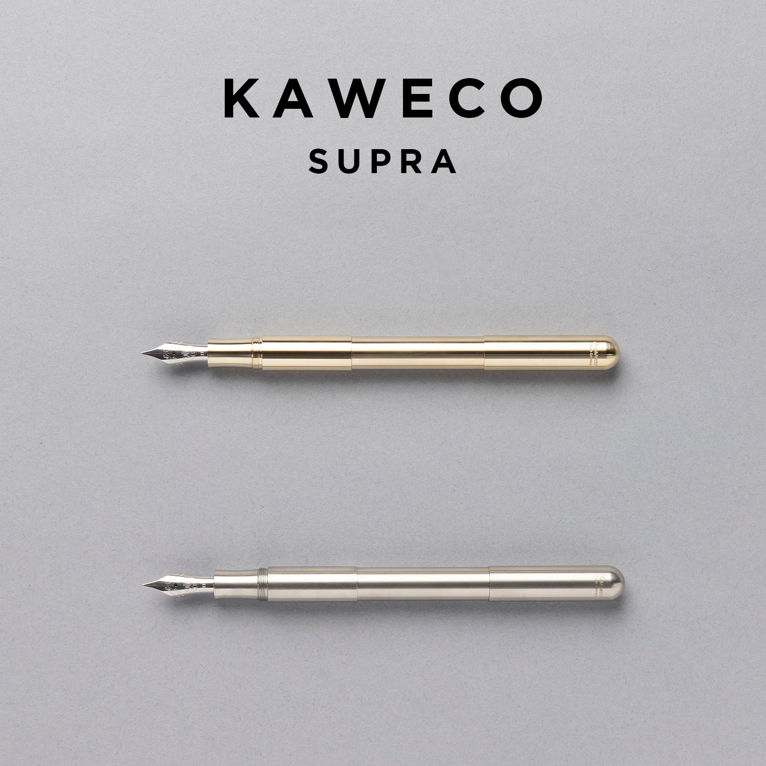 カヴェコ　スプラ　Kaweco supra　ステンレス　ニブもセット KAWECO カヴェコ スプラ 万年筆 筆記具