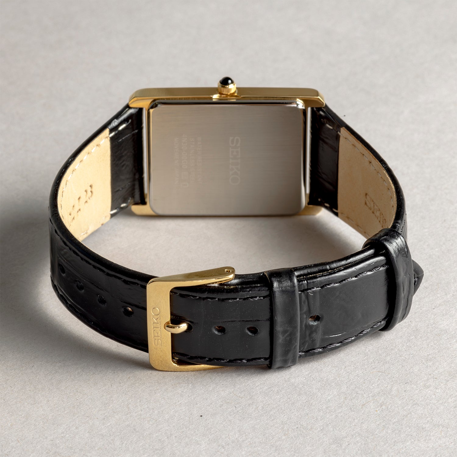 SEIKO セイコー SWR052 ブラック ホワイト文字盤 アナログ メンズ 腕時計 ベルト