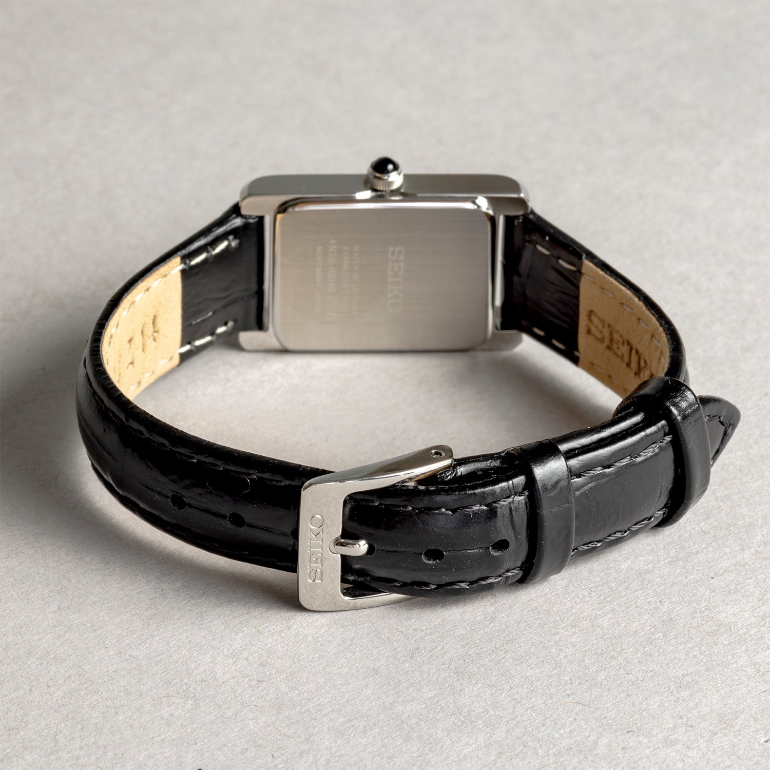 SEIKO セイコー SWR053 ブラック ホワイト文字盤 アナログ レディース 腕時計
