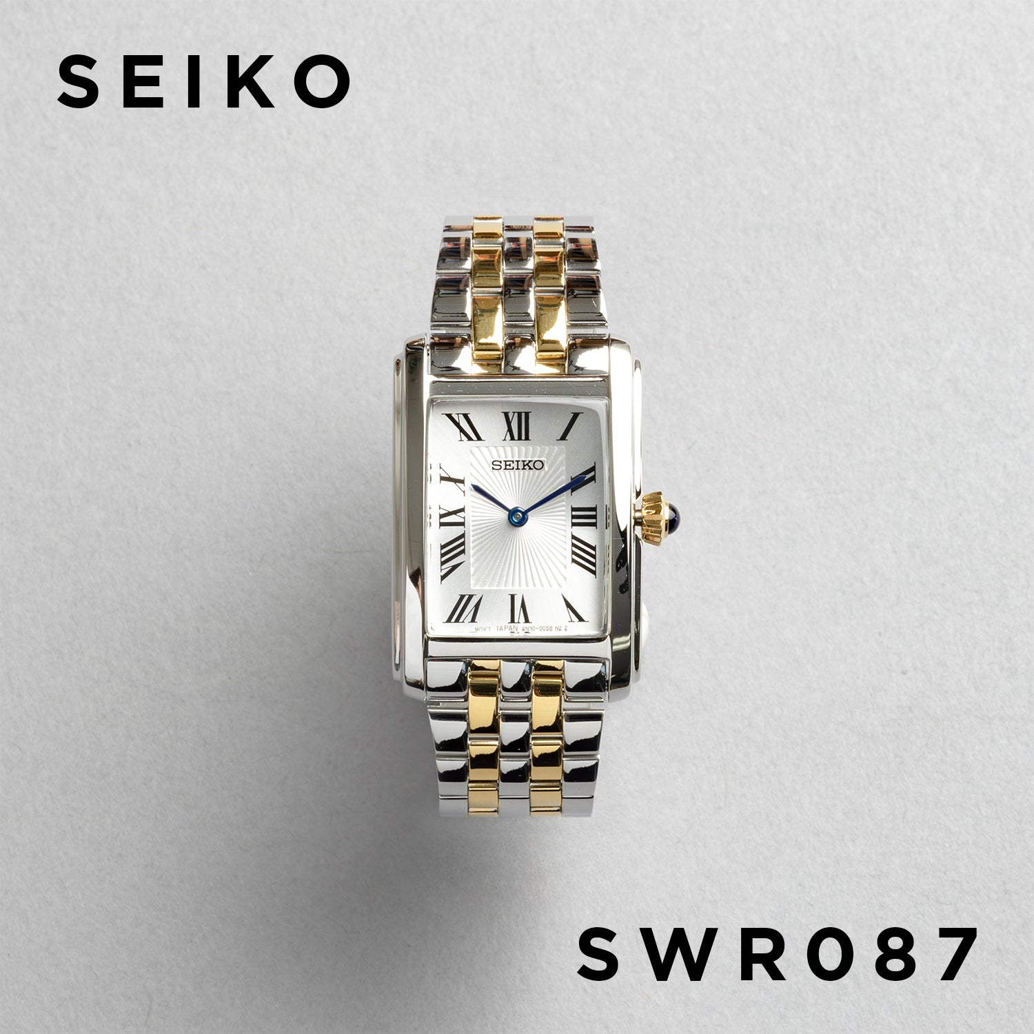 SEIKO セイコー SWR087 コンビ シルバー文字盤 アナログ レディース 腕時計 正面