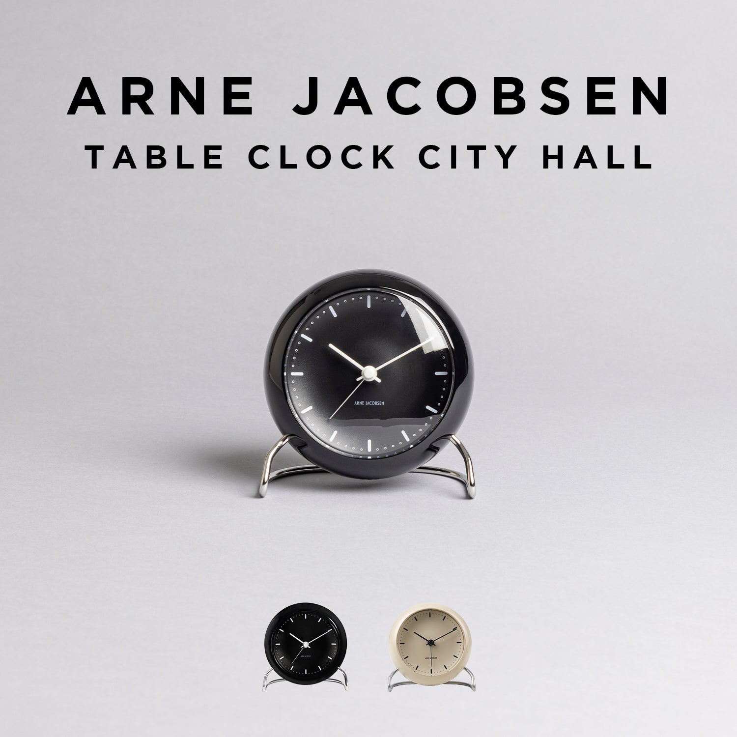 Arne Jacobsen Table Clock City Hall. 置時計 table_clock_city_hall_1