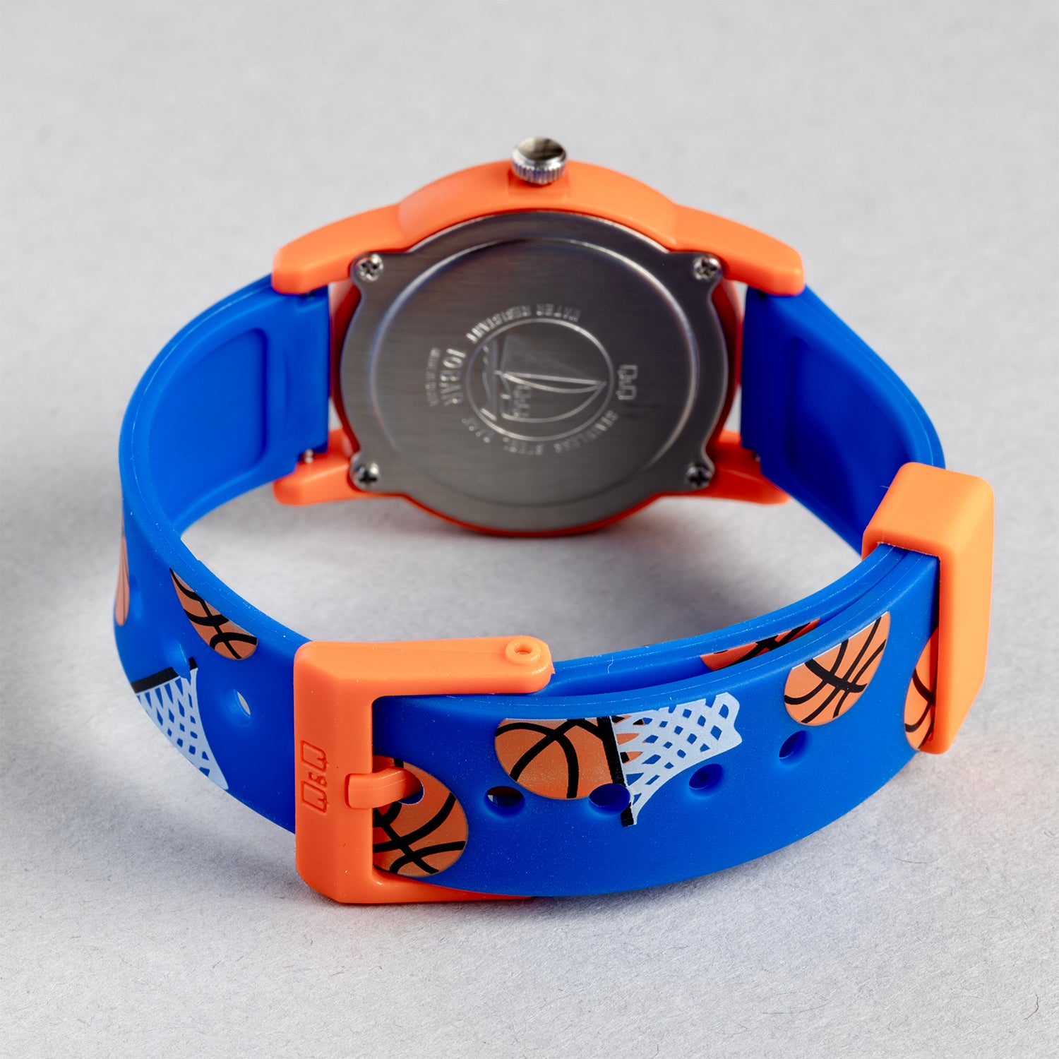 Q&Q QQ V22A-011VY ブルー ホワイト文字盤 アナログ キッズ 腕時計 ベルト