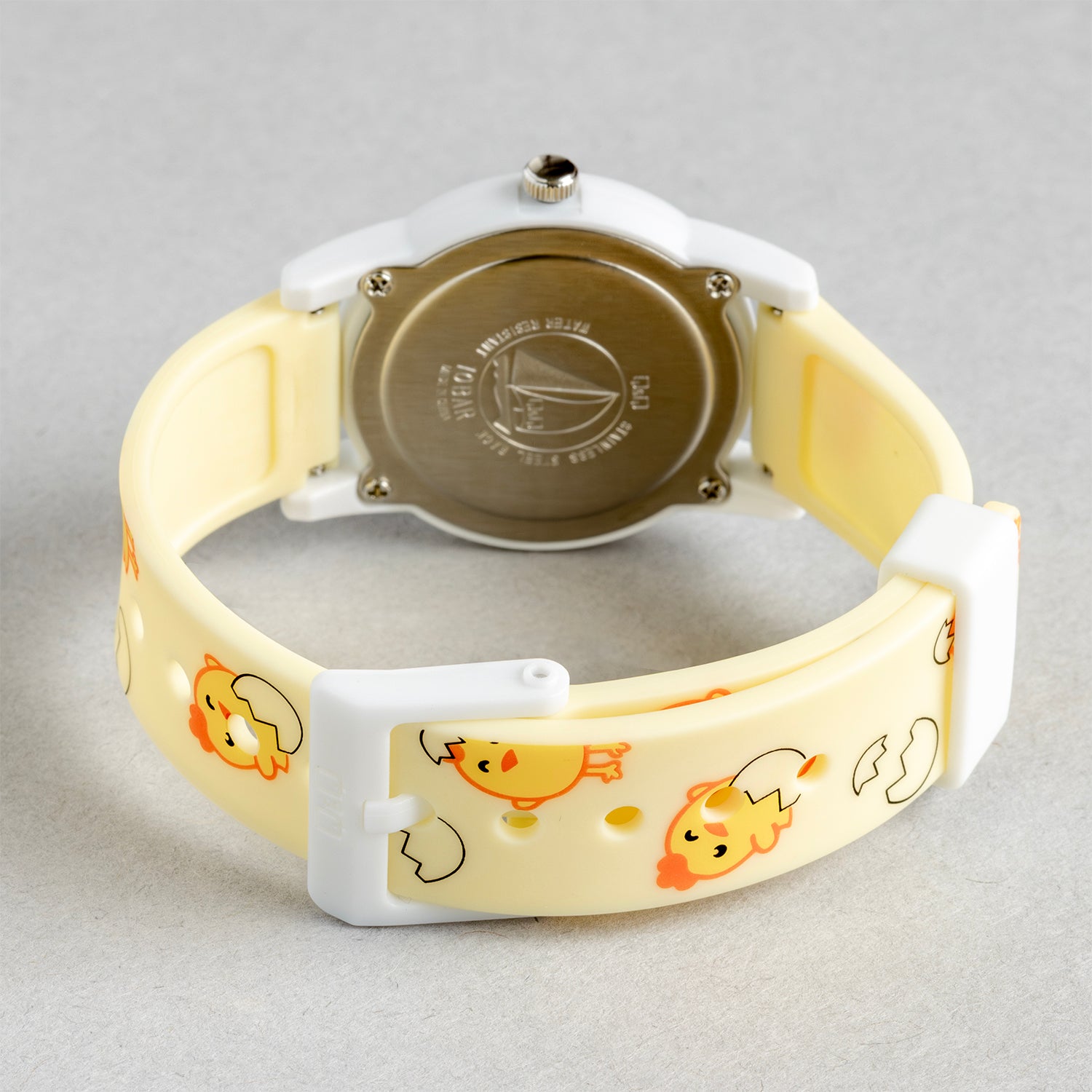 Q&Q QQ V22A-018VY イエロー イエロー文字盤 アナログ キッズ 腕時計 ベルト
