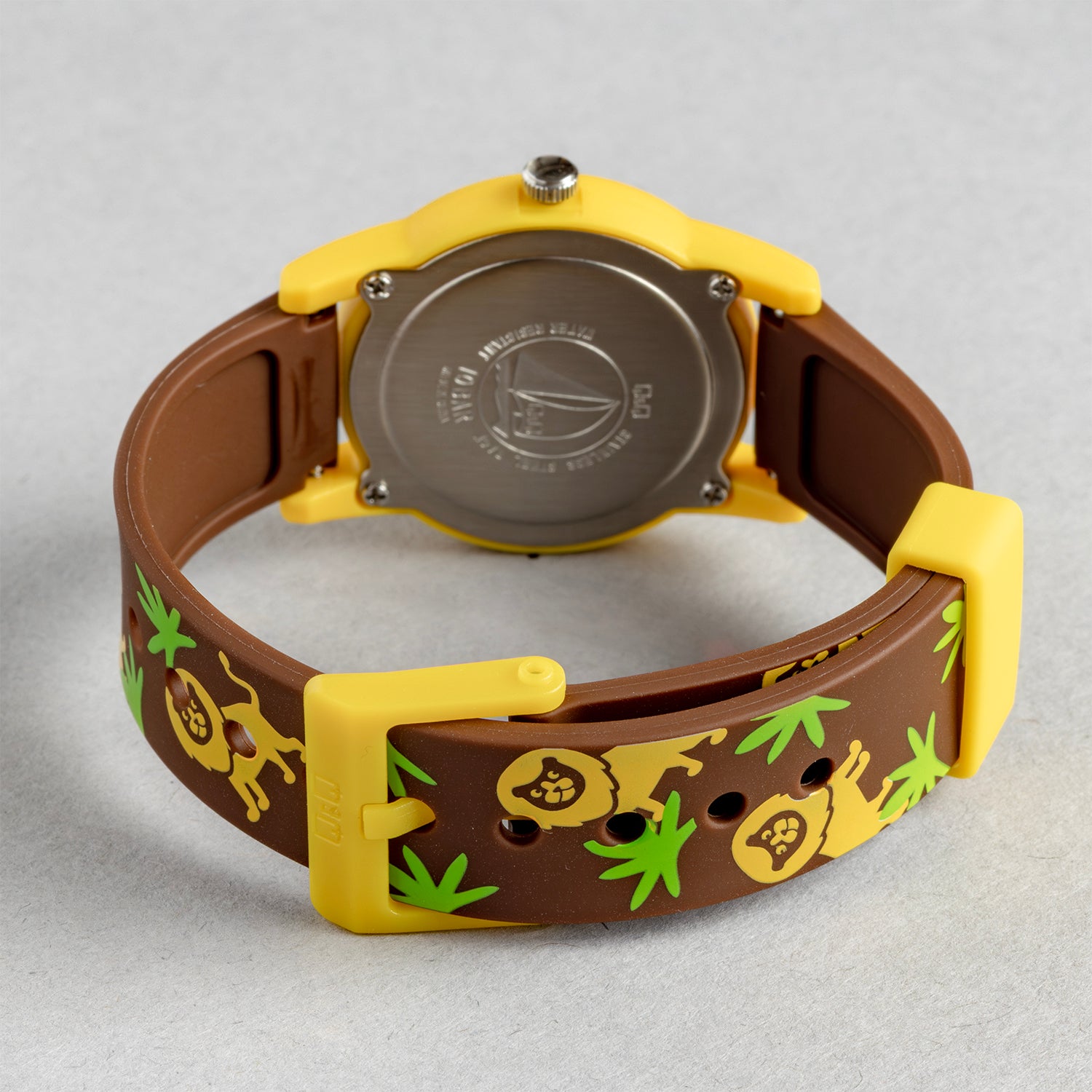 Q&Q QQ V22A-019VY ブラウン ホワイト文字盤 アナログ キッズ 腕時計 ベルト