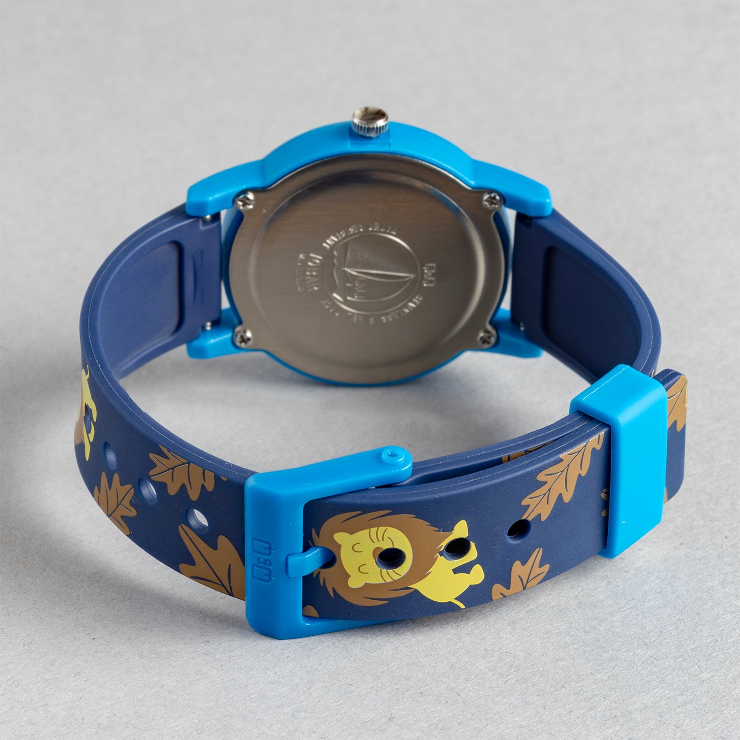 Q&Q QQ V23A-004VY ネイビー イエロー文字盤 アナログ キッズ 腕時計 ベルト