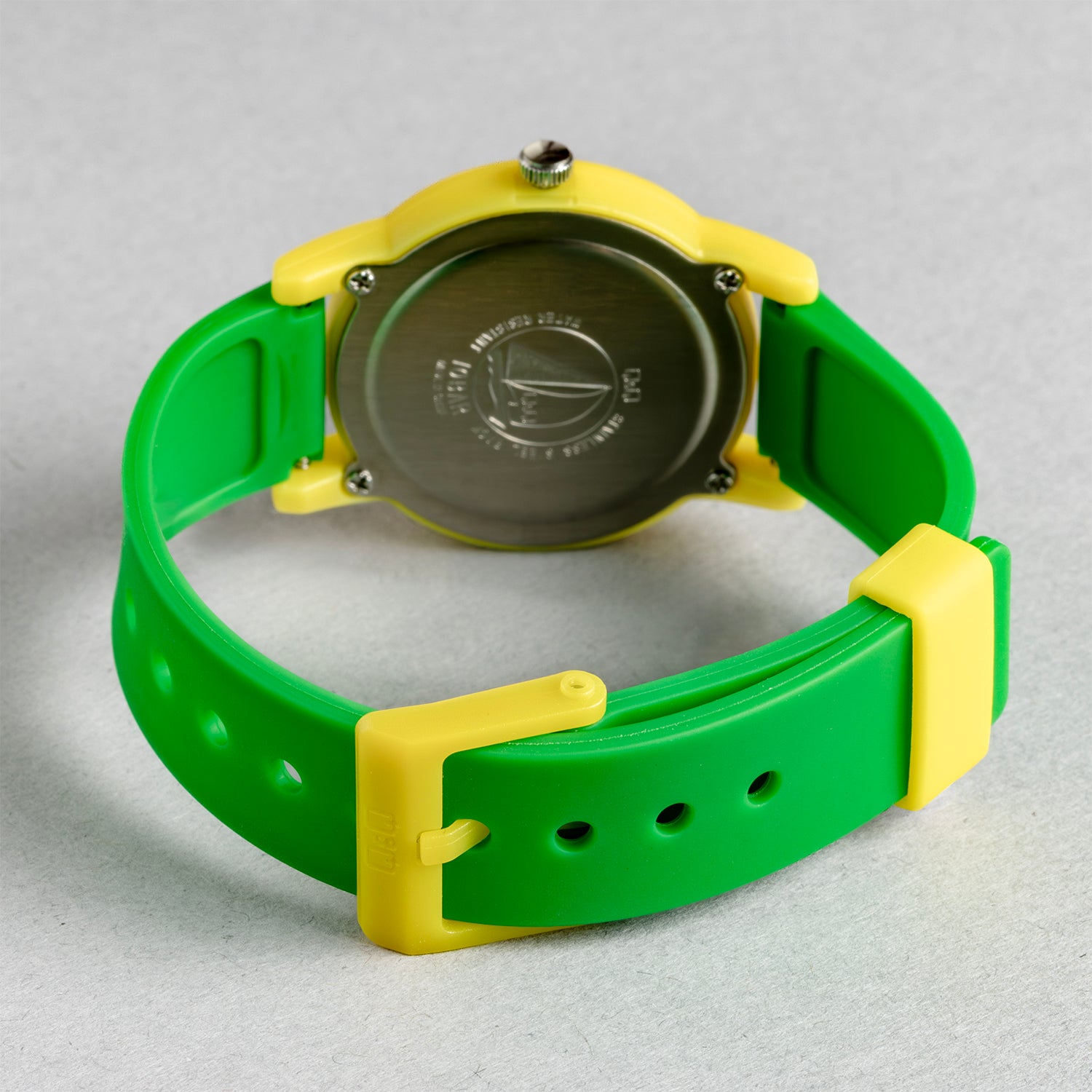 Q&Q QQ V23A-010VY グリーン ホワイト文字盤 アナログ キッズ 腕時計 ベルト
