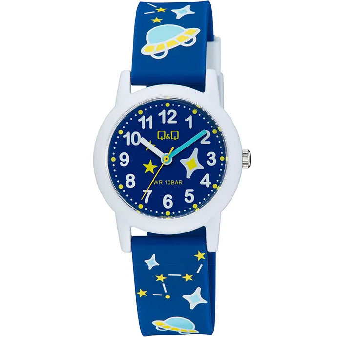 Q&Q QQ V23A-017VY ネイビー ネイビー文字盤 アナログ キッズ 腕時計