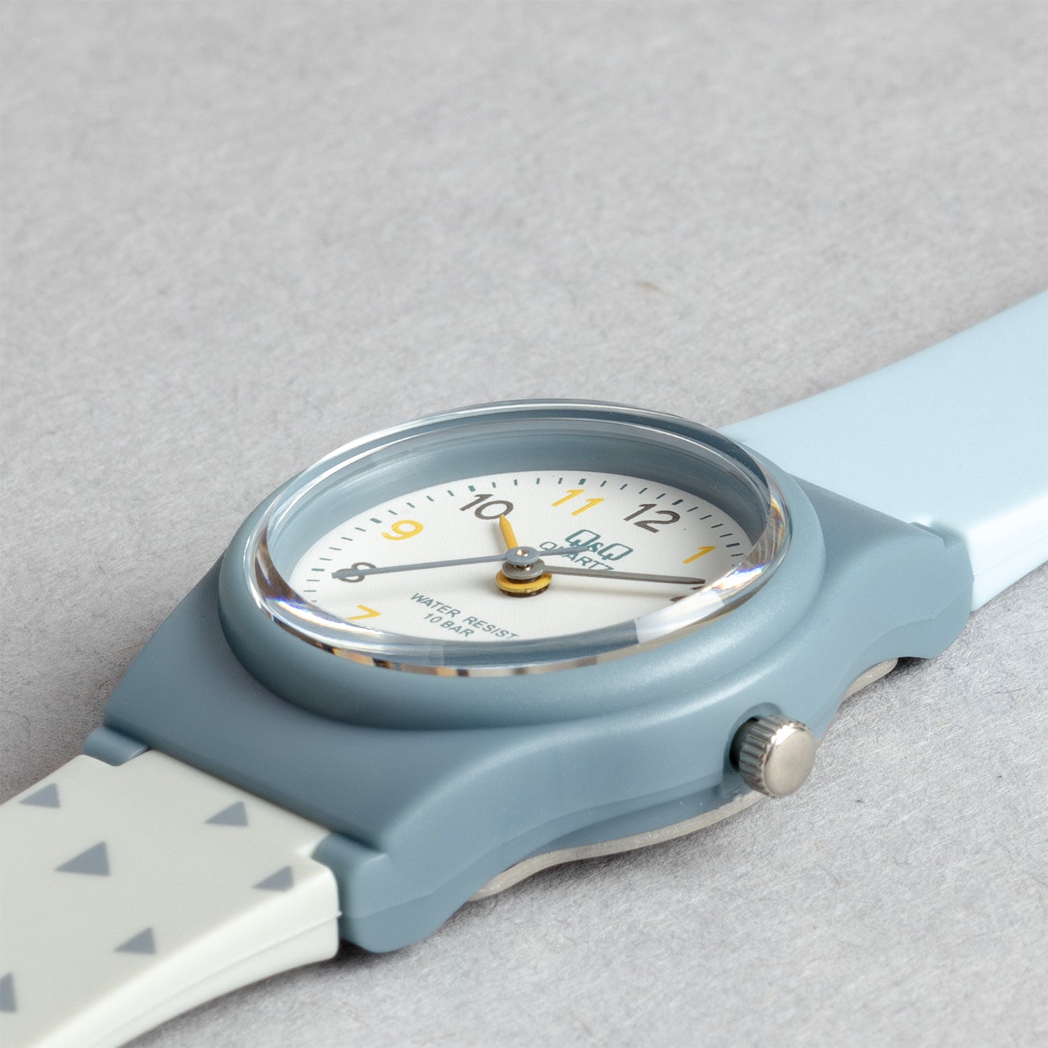 Q&Q シチズン VP47J035Y ブルー ホワイト文字盤 アナログ レディース 腕時計