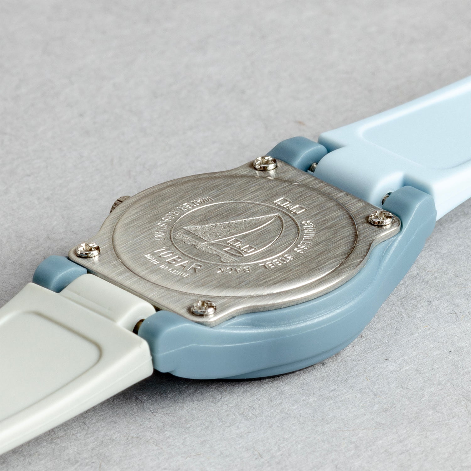 Q&Q シチズン VP47J035Y ブルー ホワイト文字盤 アナログ レディース 腕時計