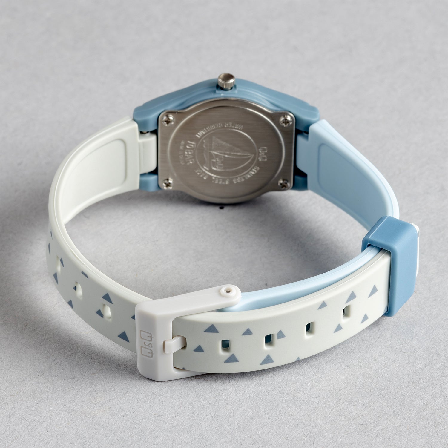 Q&Q シチズン VP47J035Y ブルー ホワイト文字盤 アナログ レディース 腕時計